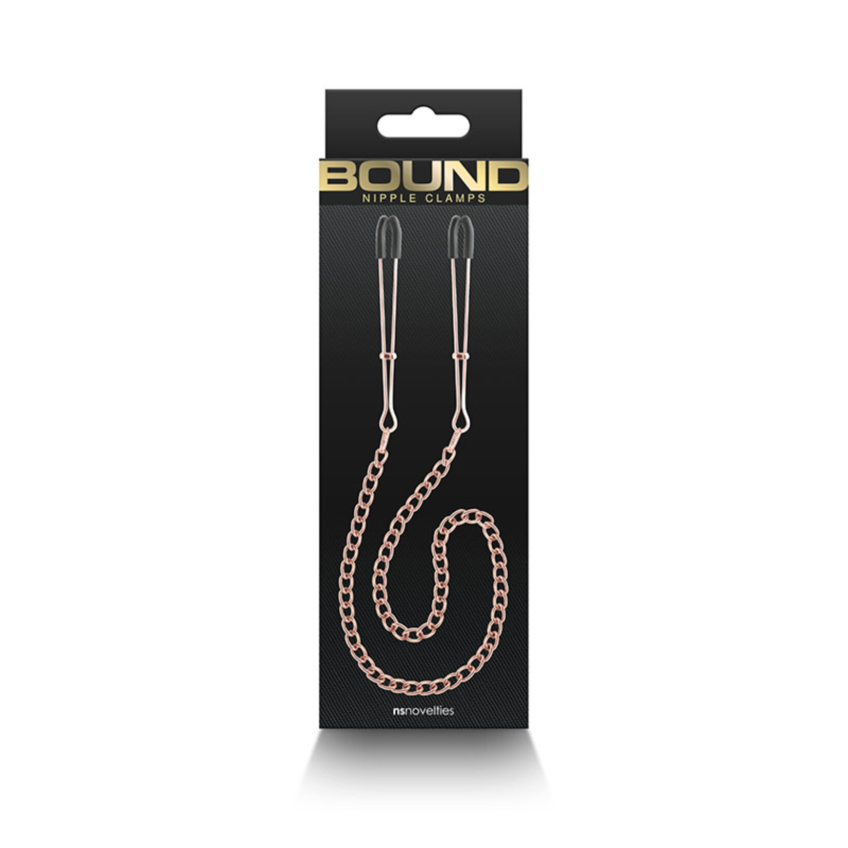 NSNOVELTIES NS - BOUND - NIPPLE CLAMPS - DC3 - ROSE GOLD