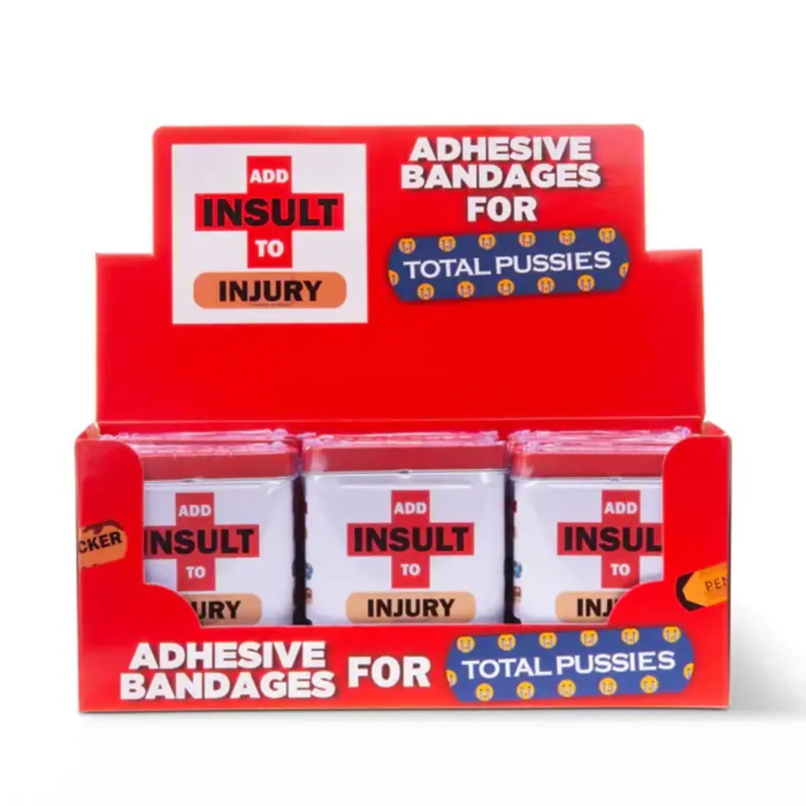 ADD INSULT TO INJURY ADHESIVE BANDAGES
