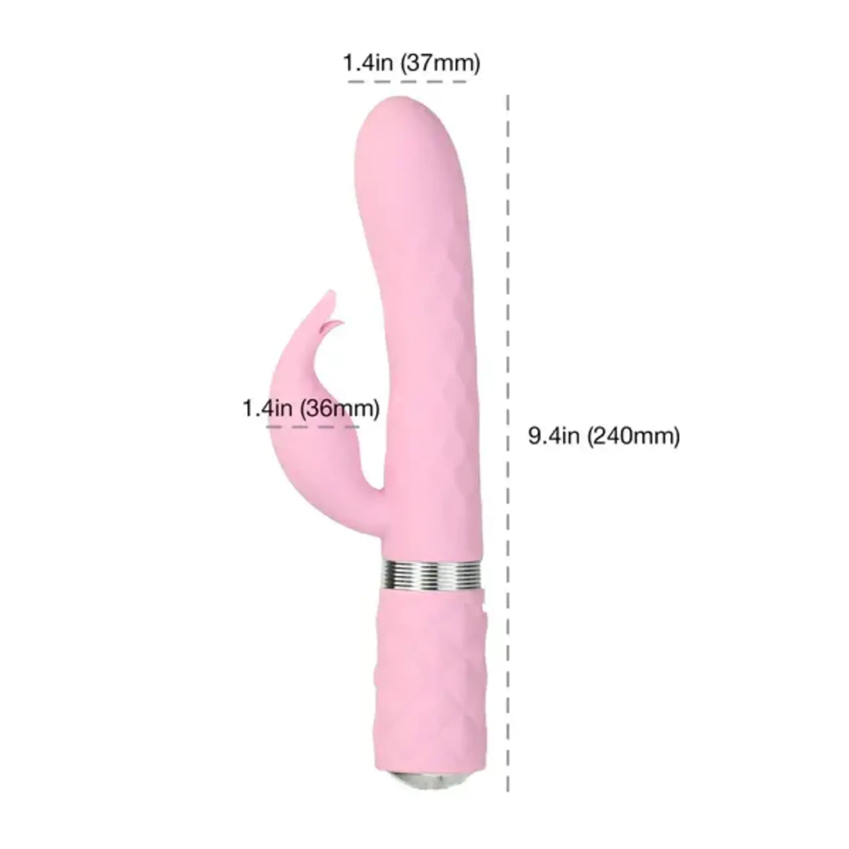 PILLOW TALK LIVELY - LUXURIOUS DUAL-MOTOR MASSAGER - PINK