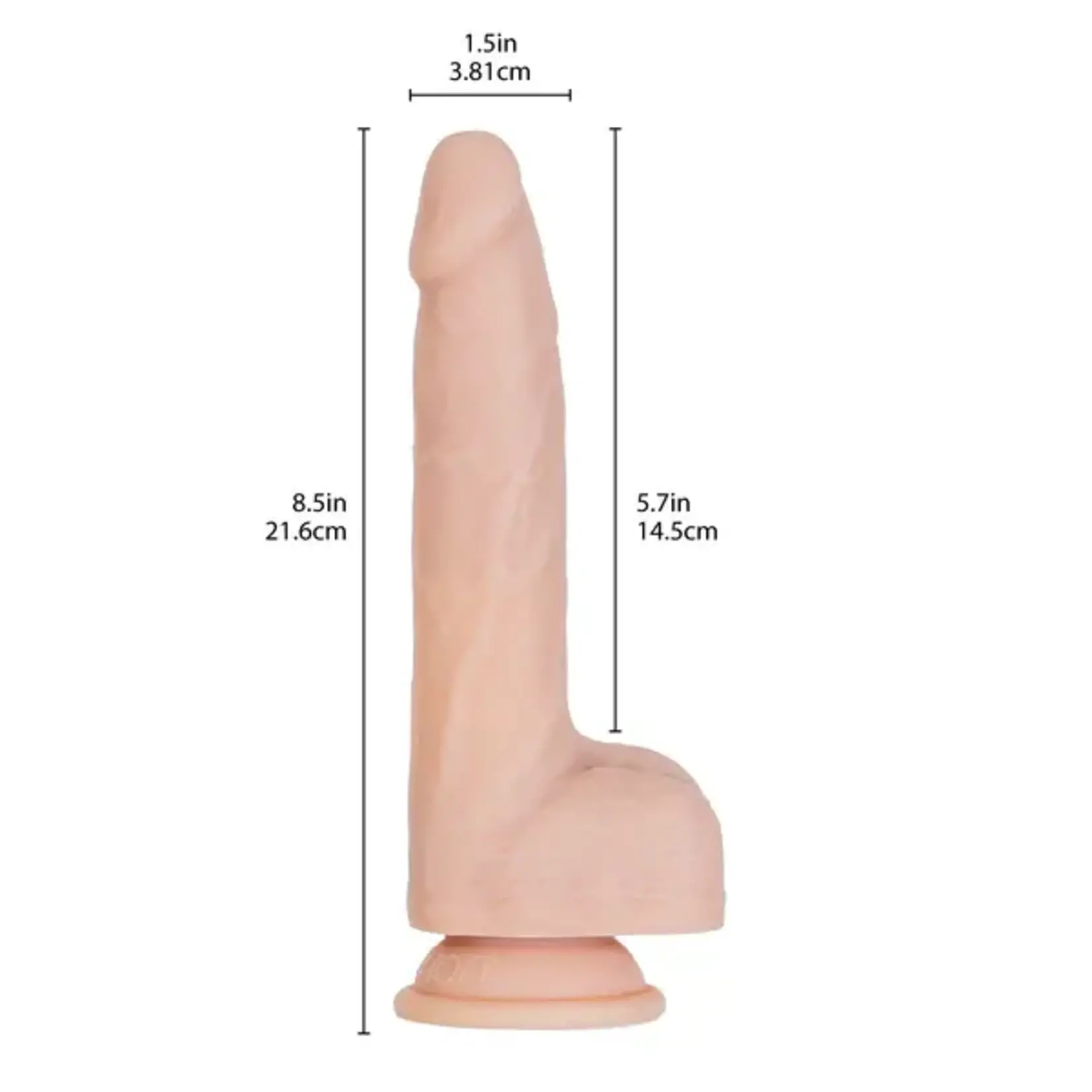 ADDICTION NAKED ADDICTION 8.5" THRUSTER - VANILLA