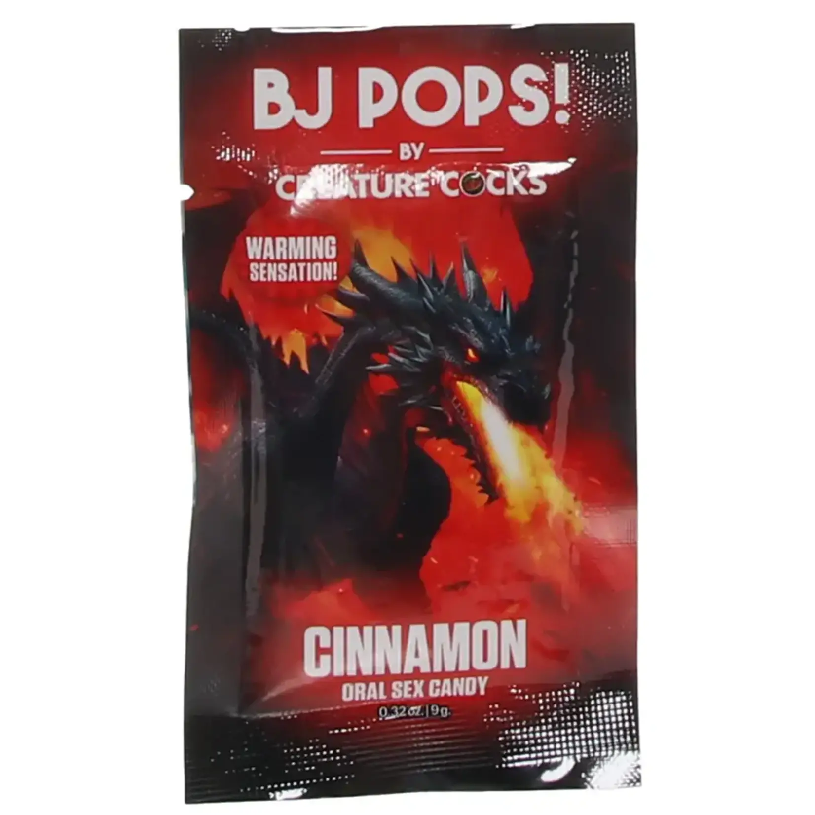 CREATURE COCKS CREATURE COCKS BJ POPS! CANDY .32OZ/90G IN CINNAMON
