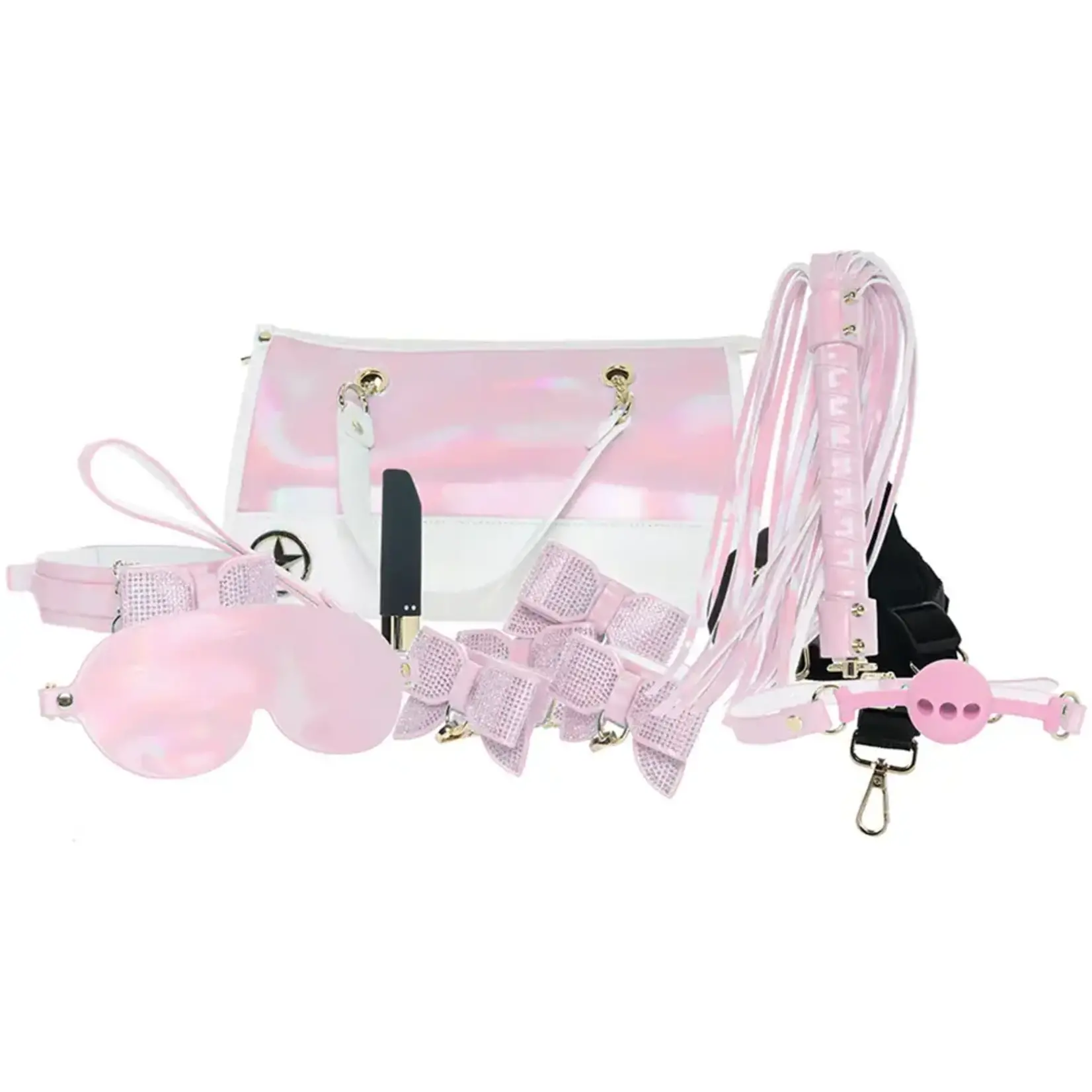 OUCH OUCH! PARIS COLLECTION BONDAGE KIT WITH BAG IN PINK