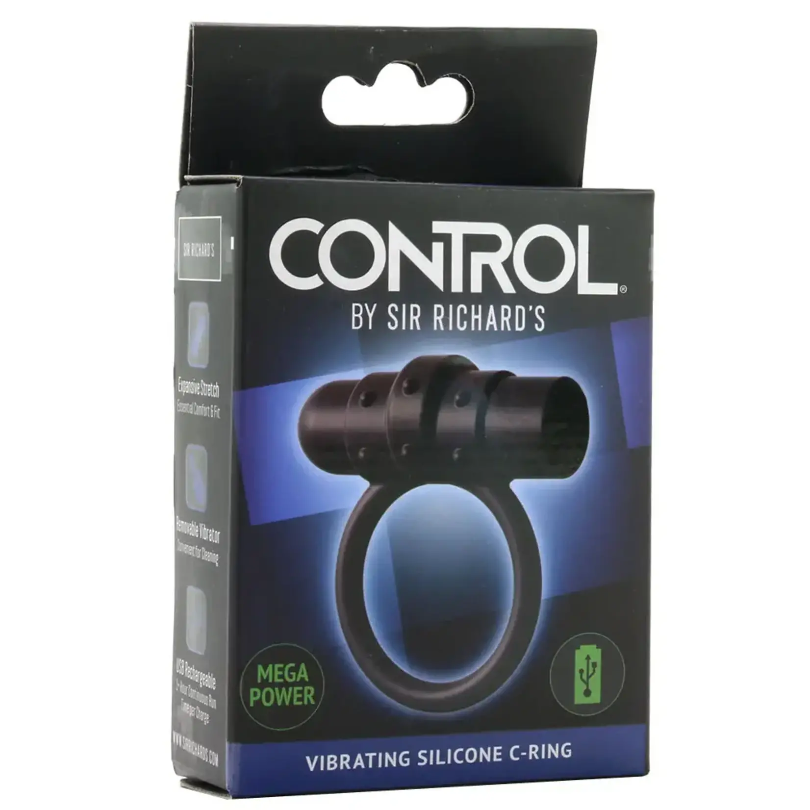 CONTROL VIBRATING MEGA POWER SILICONE C-RING