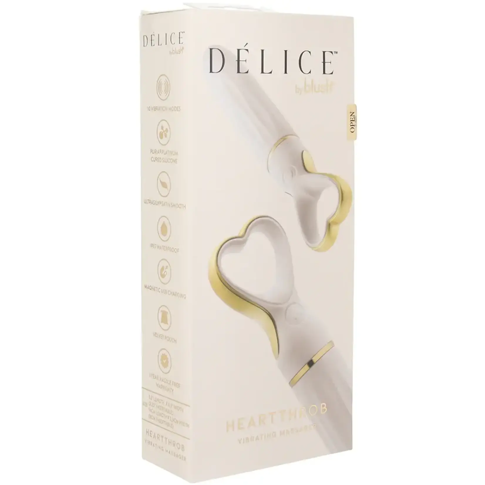 DELICE HEART THROB BULLET VIBE IN WHITE BOUQUET