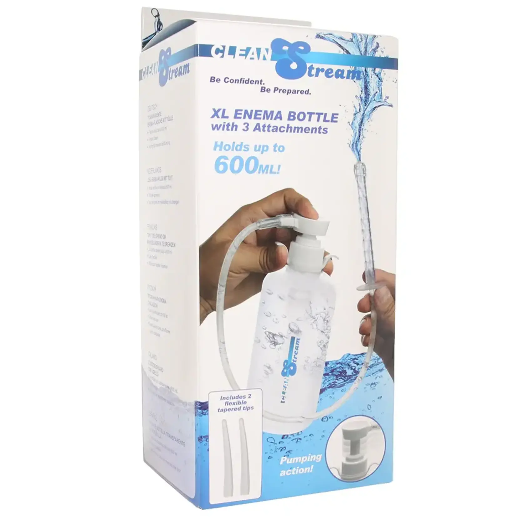 CLEAN STREAM XL ENEMA BOTTLE SET