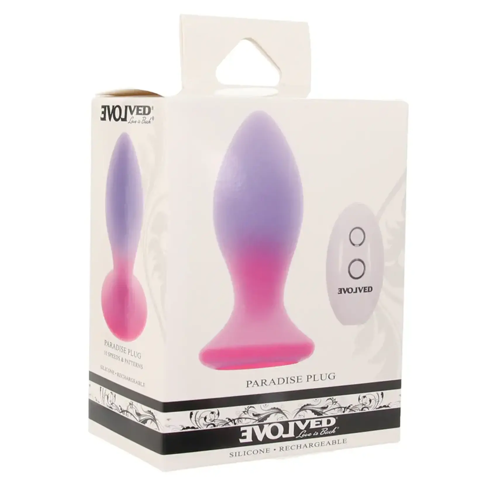 EVOLVED PARADISE REMOTE VIBRATING BUTT PLUG