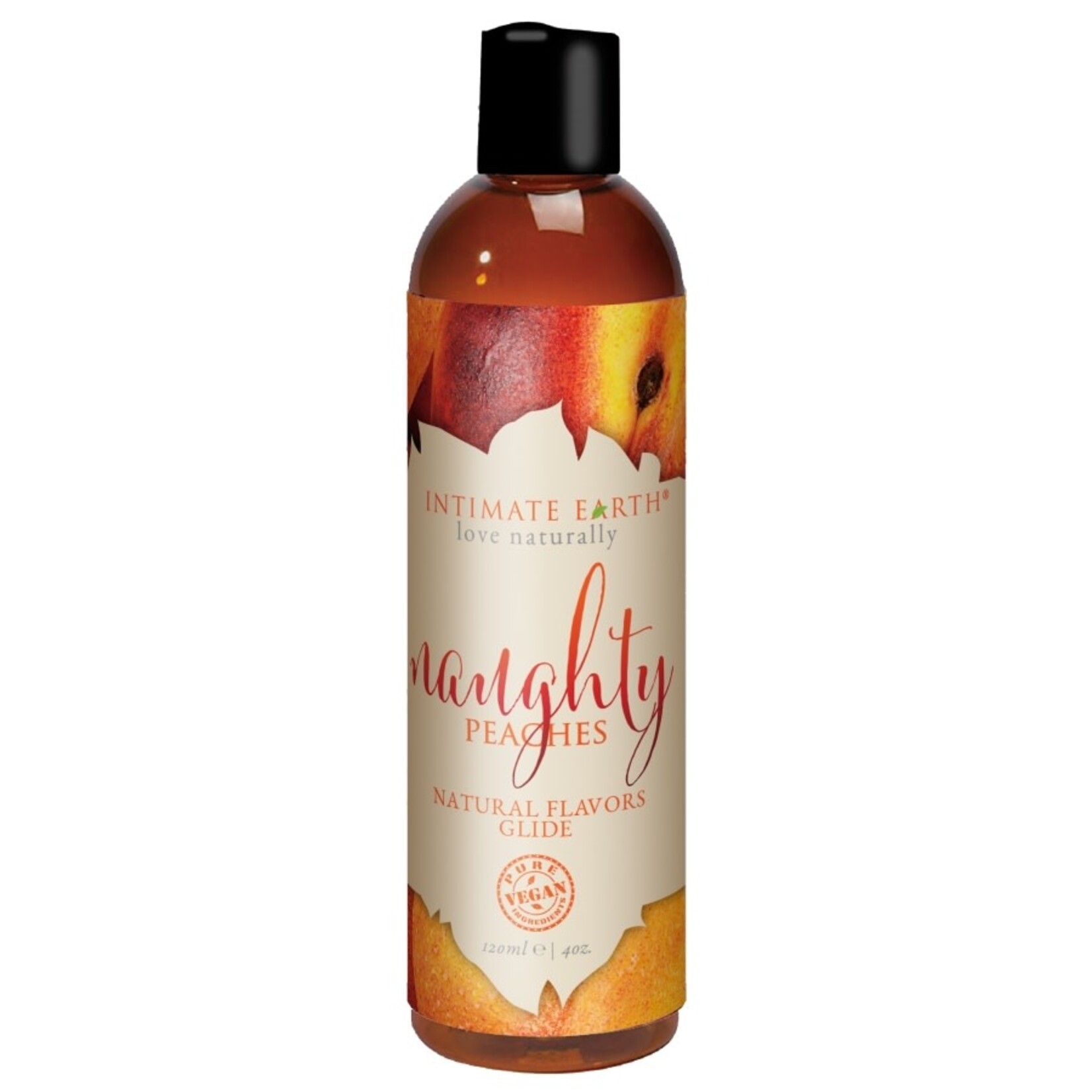 INTIMATE EARTH INTIMATE EARTH - NAUGHTY PEACHES NATURAL FLAVORS GLIDE 120ML