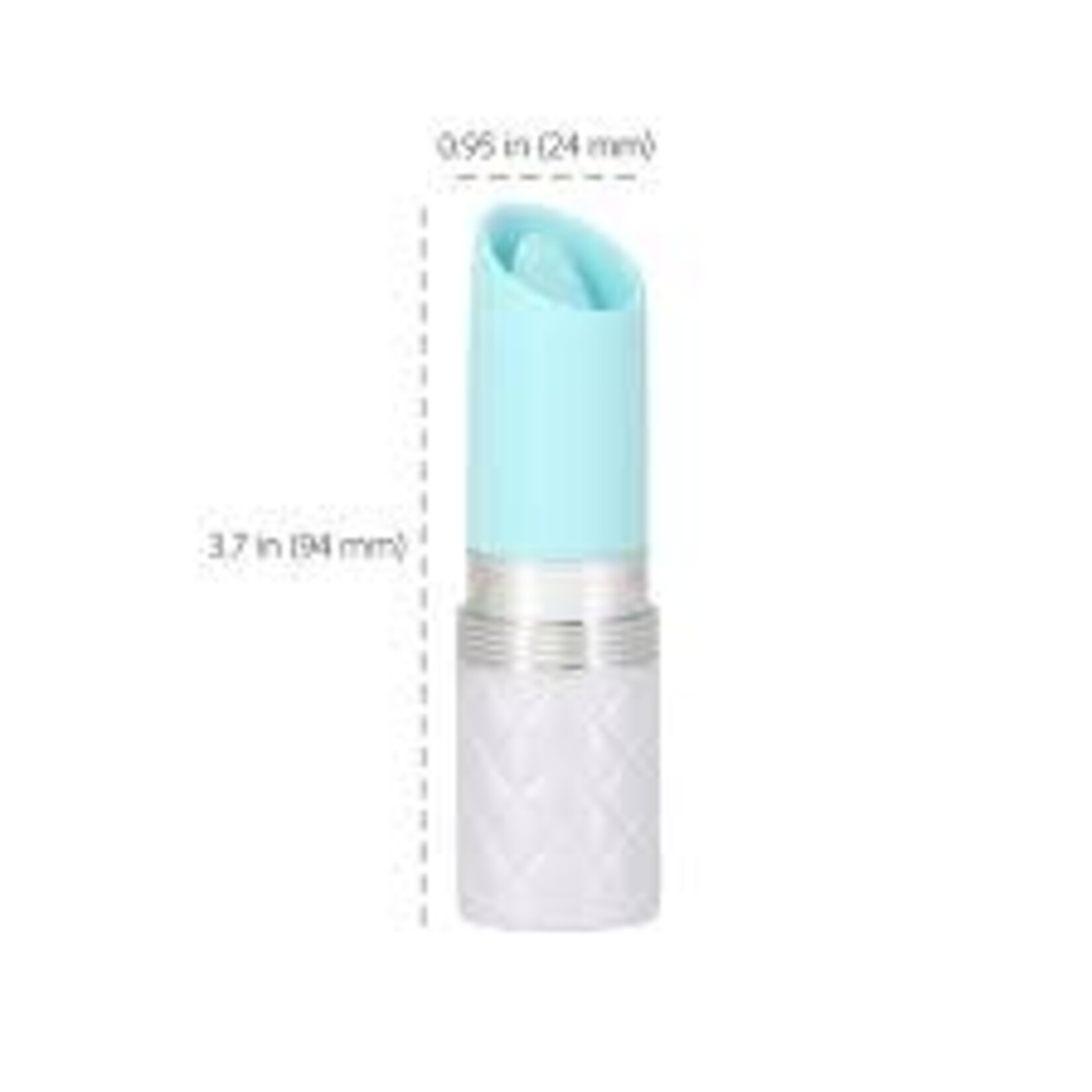 PILLOW TALK LUSTY LUXURIOUS FLICKERING MASSAGER - TEAL