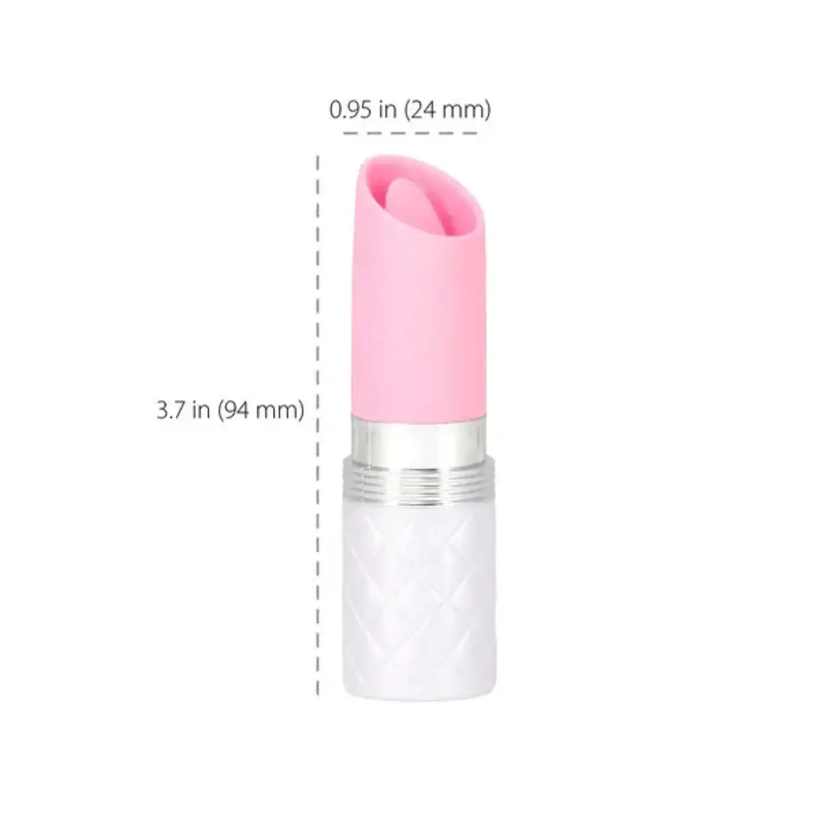 PILLOW TALK LUSTY LUXURIOUS FLICKERING MASSAGER - PINK
