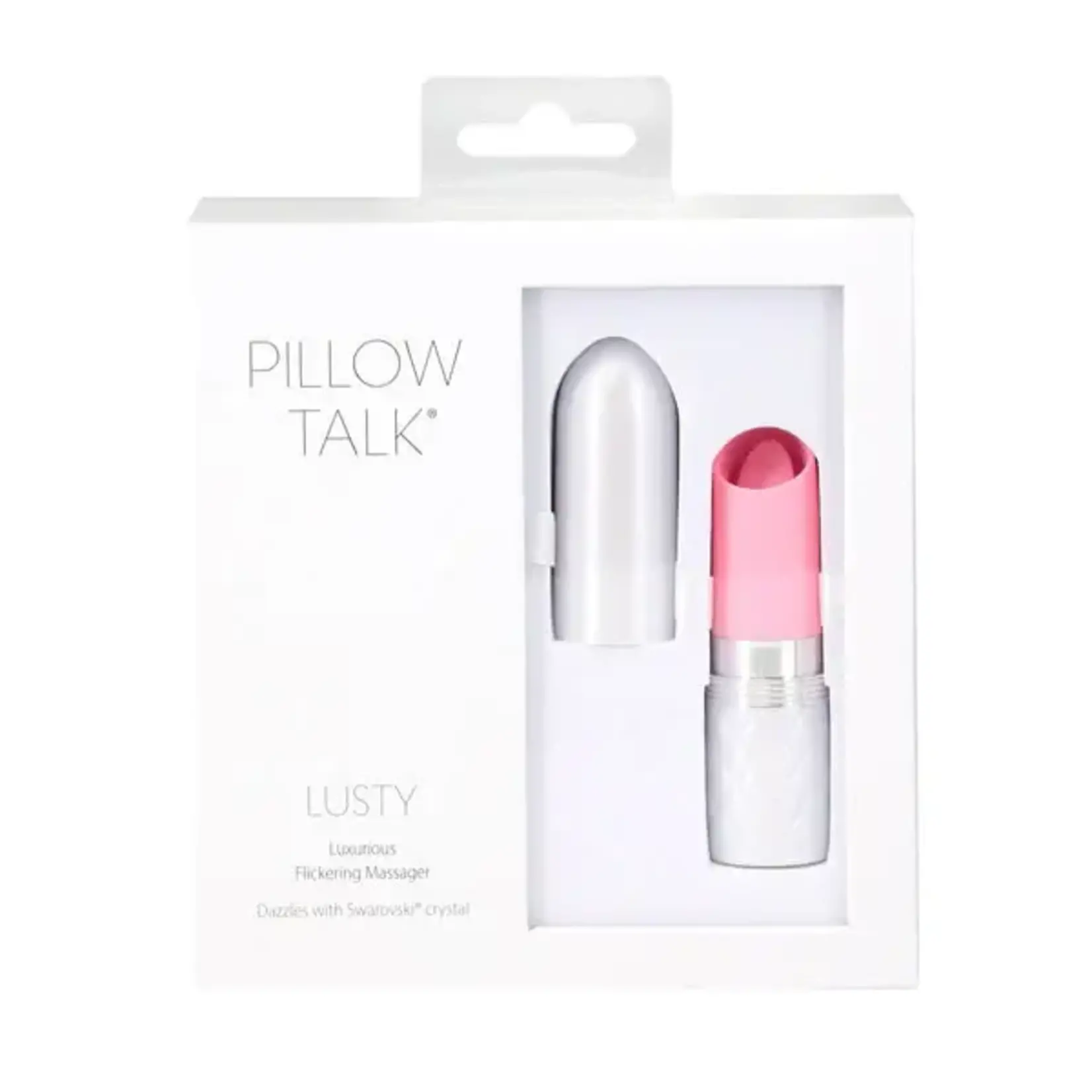 PILLOW TALK LUSTY LUXURIOUS FLICKERING MASSAGER - PINK