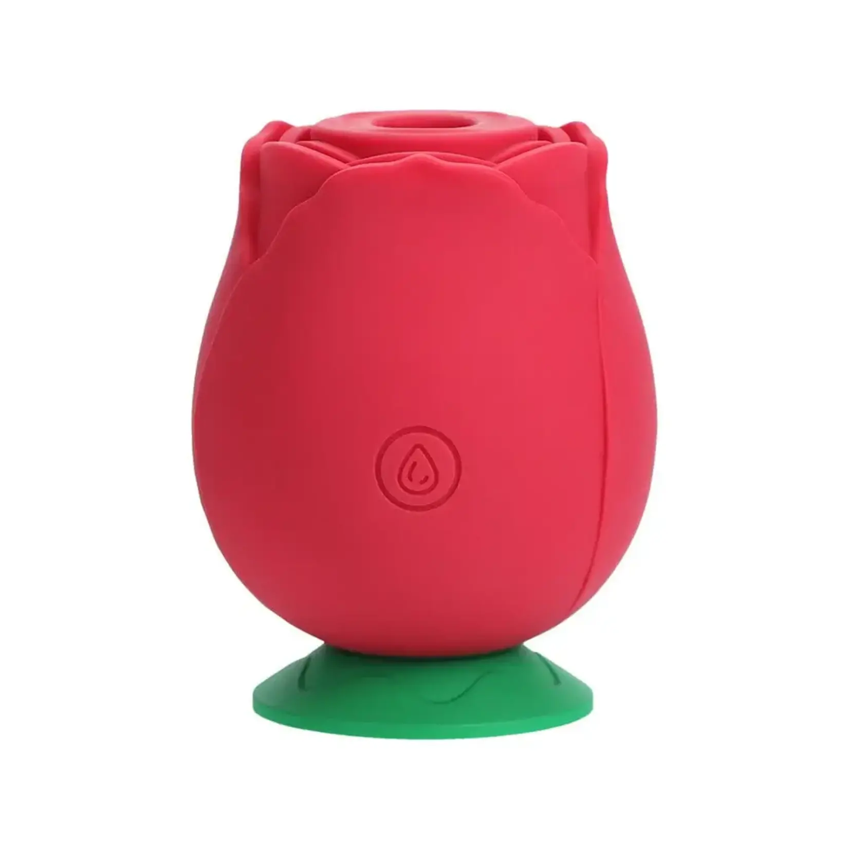 SHOTS SHOTS - THE ROSE 10 SPEED AIR PULSE VIBE SILICONE/RECHARGEABLE/WATERPROOF - RED