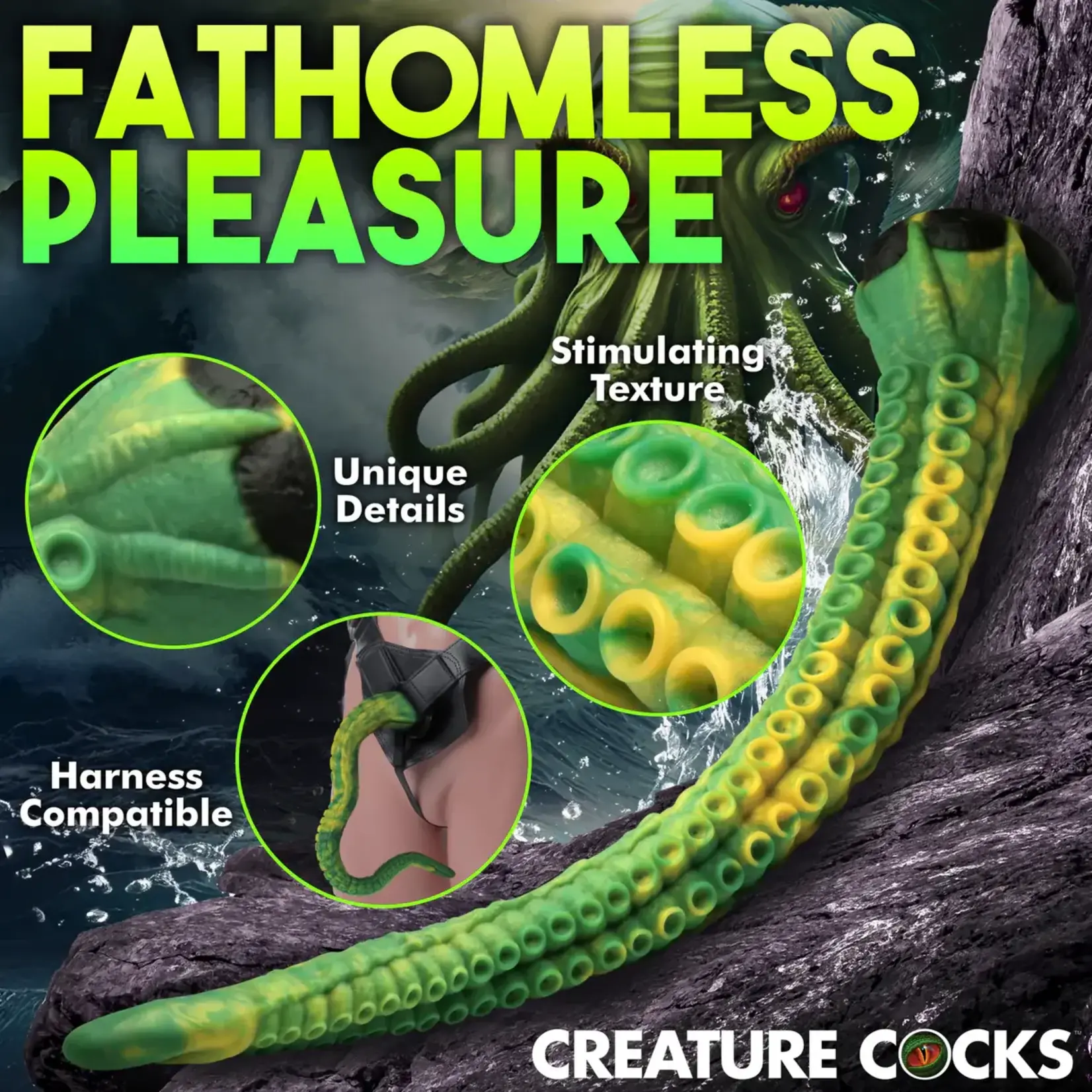 CREATURE COCKS CREATURE COCKS TITAN TENTACLE 20 INCH DILDO