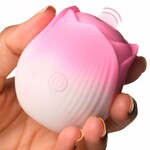 XR BRANDS BLOOMGASM PULSING PETALS ROSE STIMULATOR IN PINK