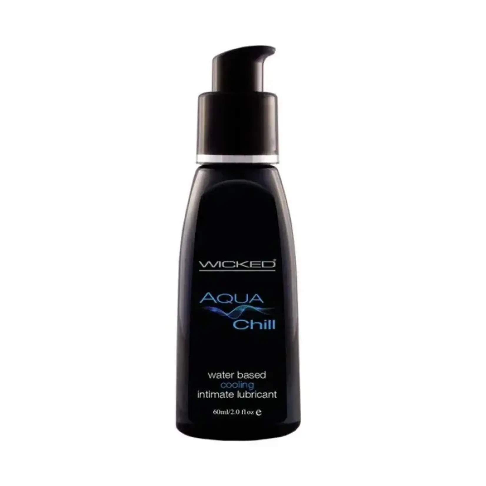 WICKED AQUA CHILL COOLING WATER BASED LUBE IN 2OZ/60ML 2OZ/60ML