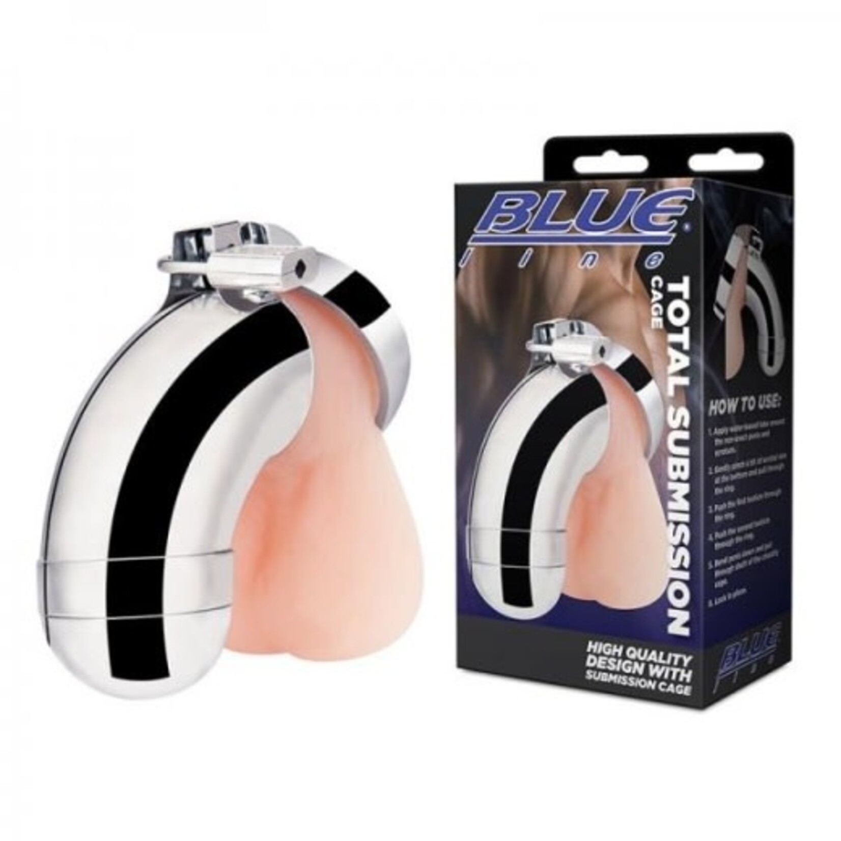 BLUE LINE TOTAL SUBMISSION COCK CAGE