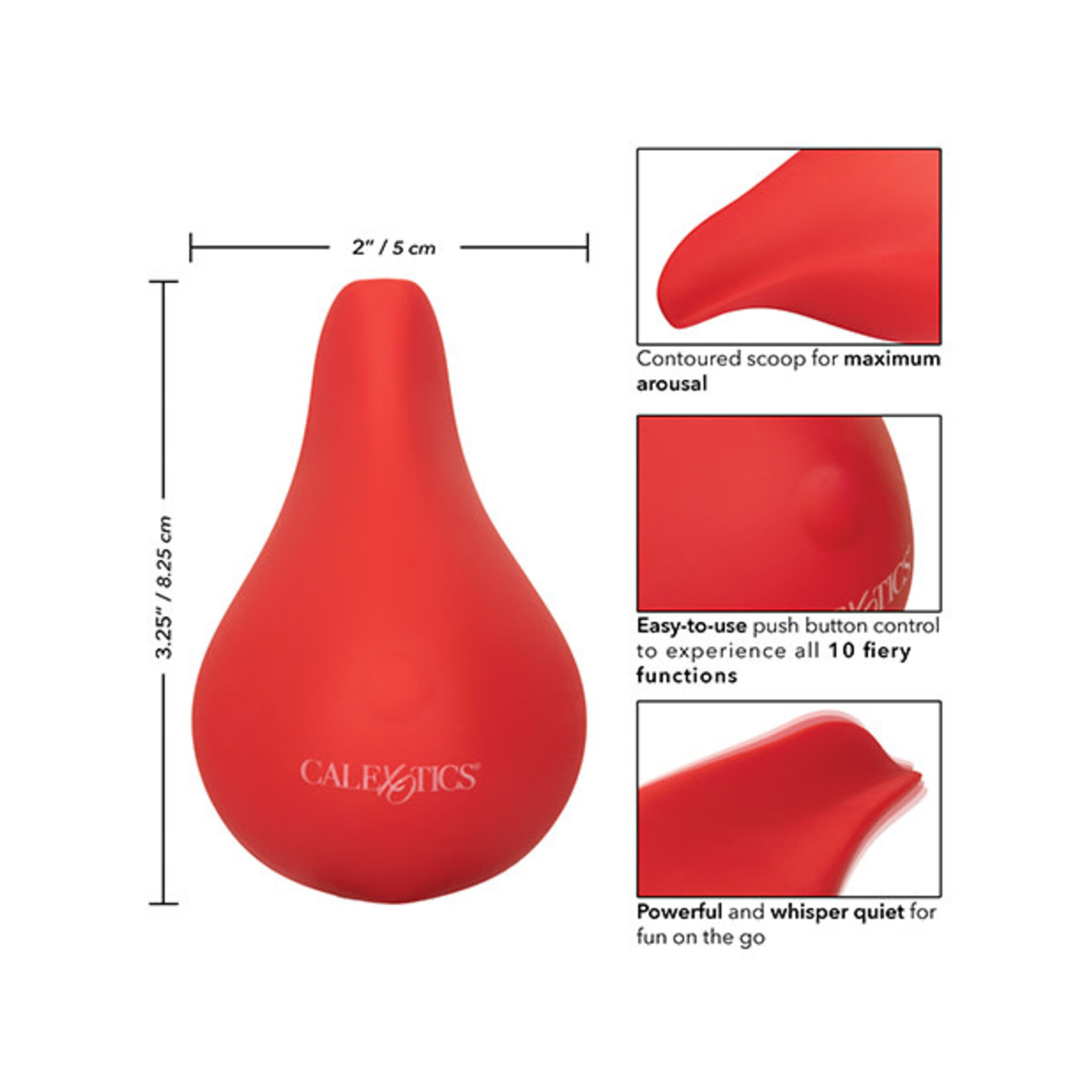 CALEXOTICS RED HOT GLOW VIBE
