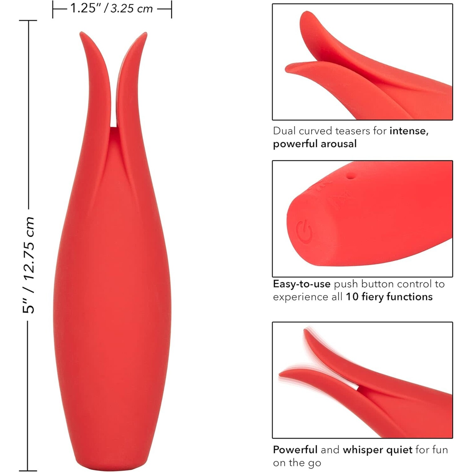 CALEXOTICS RED HOT SIZZLE VIBE