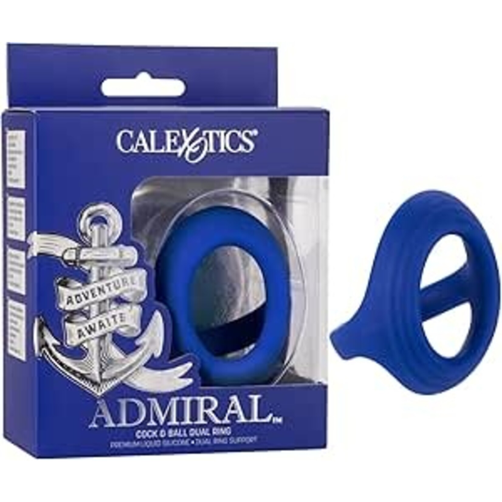 CALEXOTICS ADMIRAL COCK & BALL DUAL RING