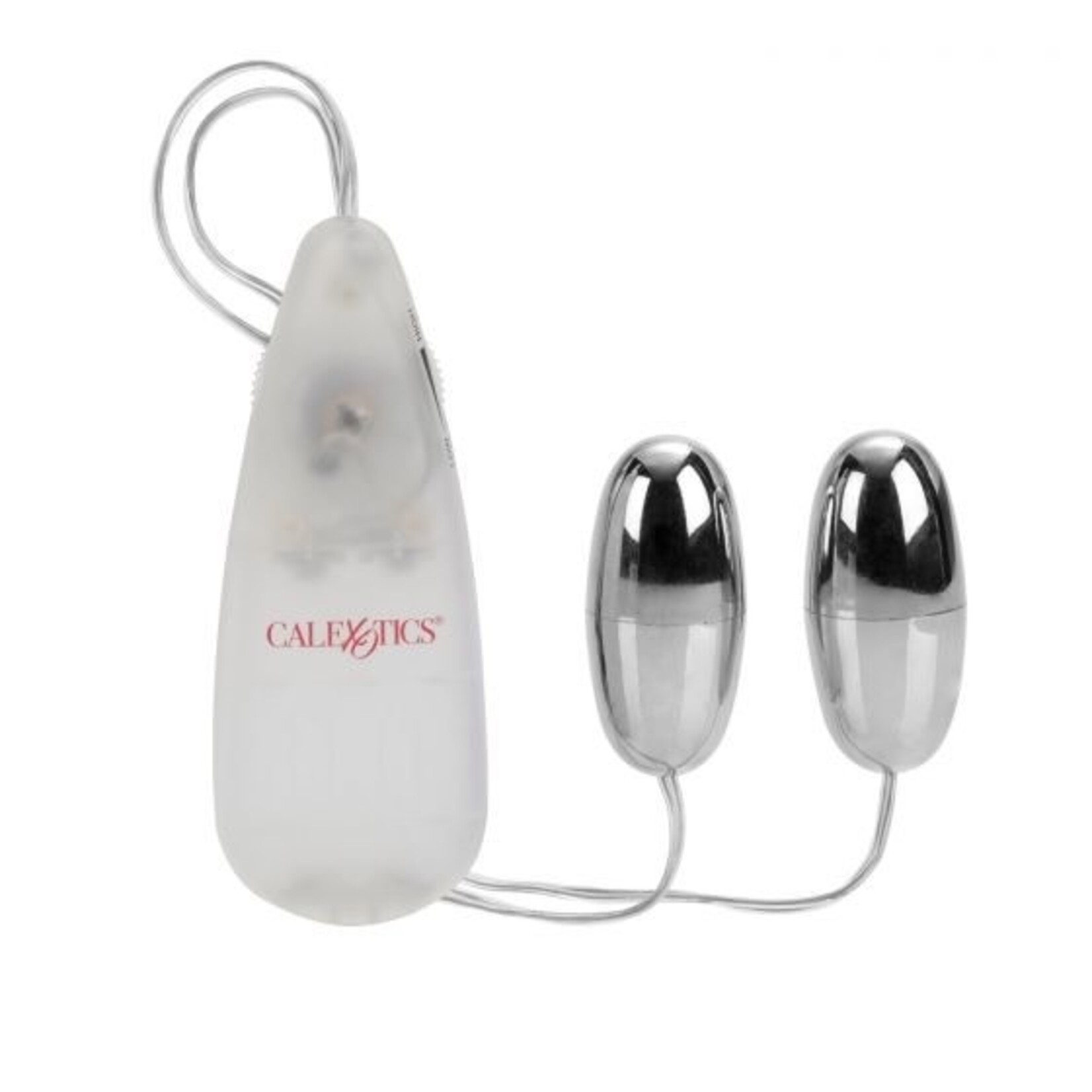 CALEXOTICS POCKET EXOTICS VIBRATING DOUBLE SILVER BULLETS