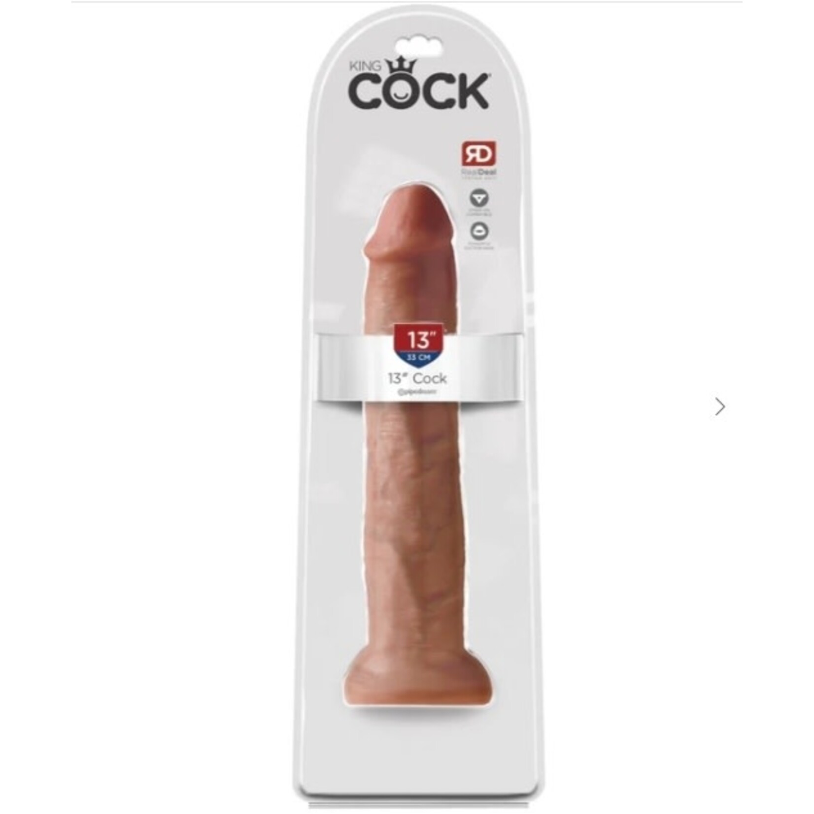 KING COCK KING COCK 13" COCK TAN