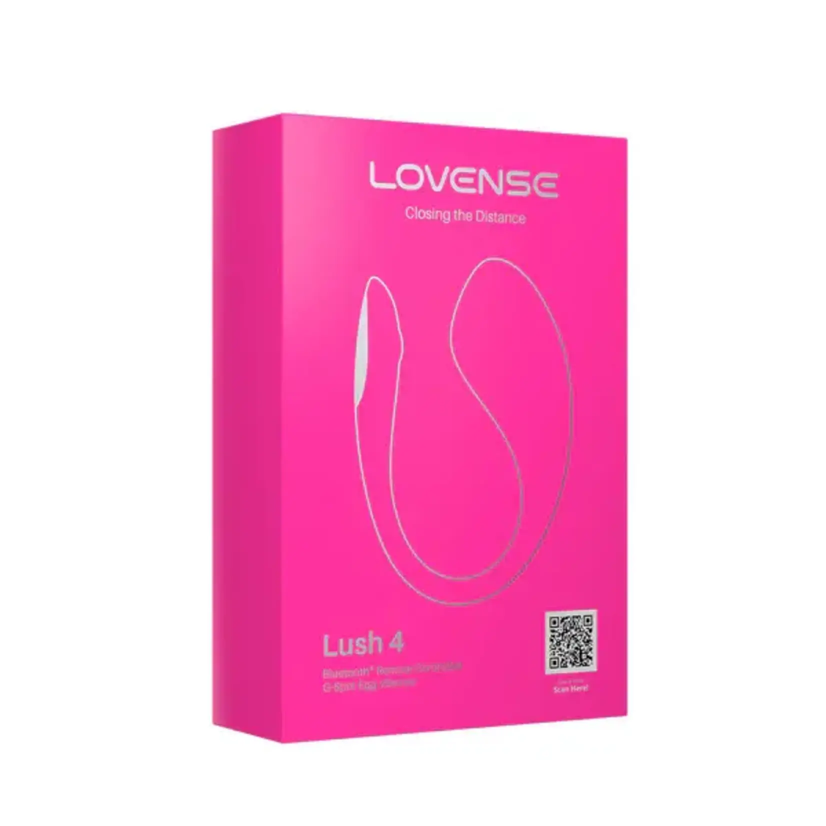 LOVENSE LOVENSE LUSH 4 REMOTE CONTROL VIBRATOR - PINK
