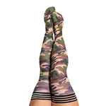 KIX'IES KIX' IES -  ALEX OPAQUE THIGH HIGH CAMOUFLAGE SIZE C