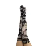 KIX'IES KIX' IES -  MACKENZIE TIE DYE TAN & BLACK THIGH HIGH SIZE D