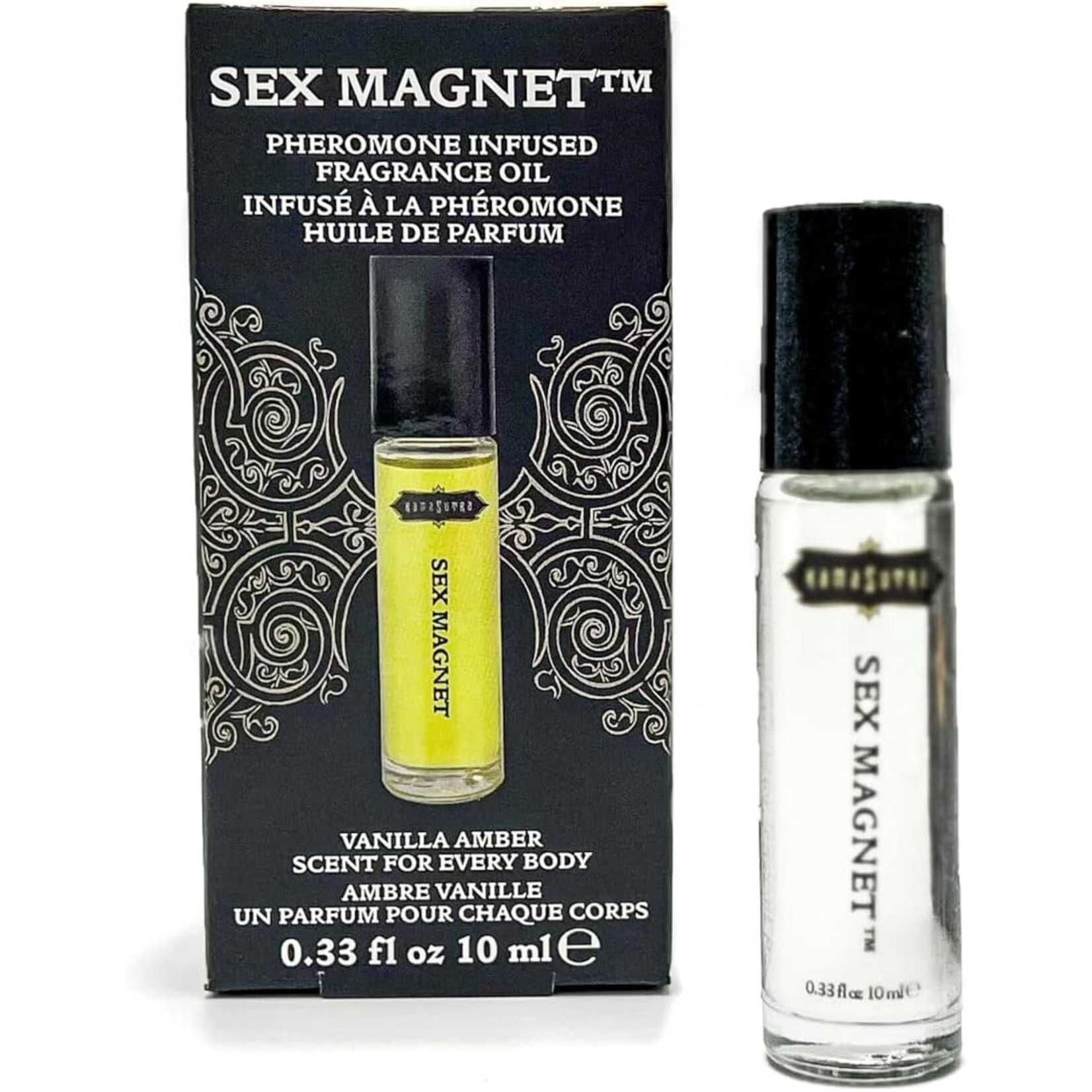KAMA SUTRA KAMA - SEX MAGNET PHEROMONE ROLL ON FRAGRANCE VANILLA AMBER 0.33 FL OZ/10ML