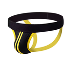MEN'S JOCKSTRAP BACKLESS THONGS BREATHABLE JOCK STRAP YELLOW LARGE
