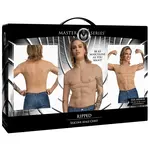 MASTER SERIES MASTER SERIES RIPPED SILICONE MALE CHEST IN MEDIUM