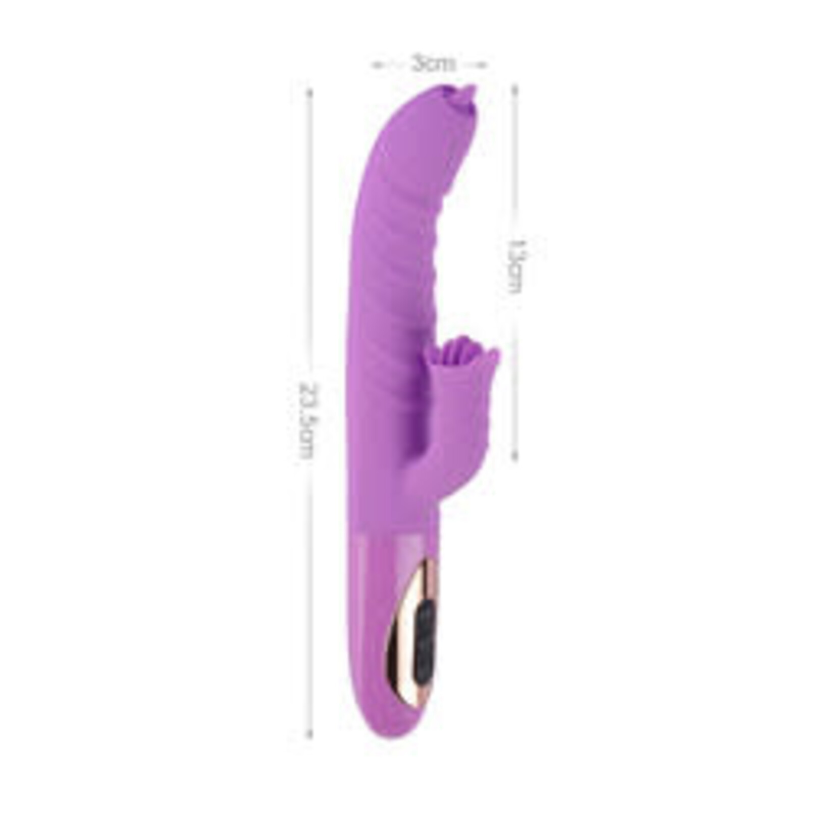 PLEASURE LUXURY RABBIT VIBRATOR-ROYALE