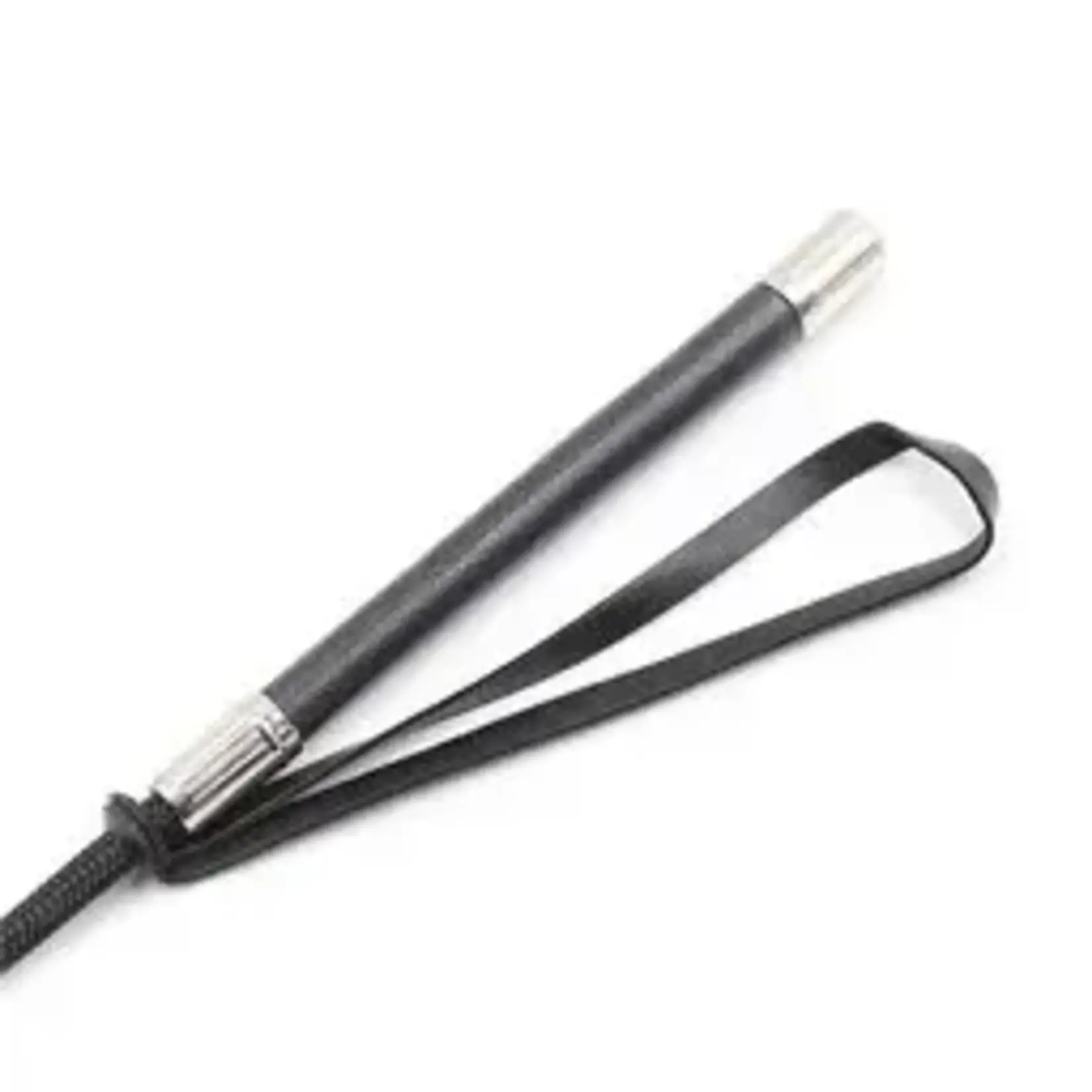 FETISH BOUTIQUE HEART RIDING CROP BLACK