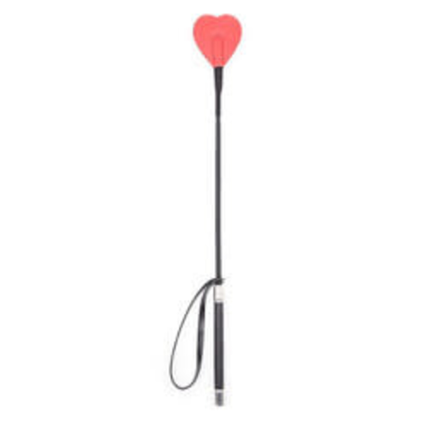 FETISH BOUTIQUE HEART RIDING CROP RED