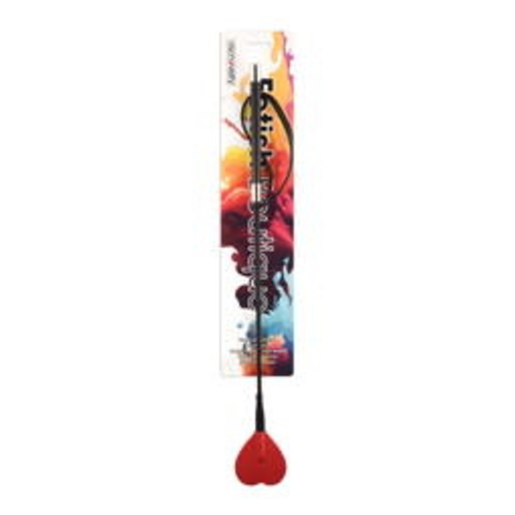 FETISH BOUTIQUE HEART RIDING CROP RED