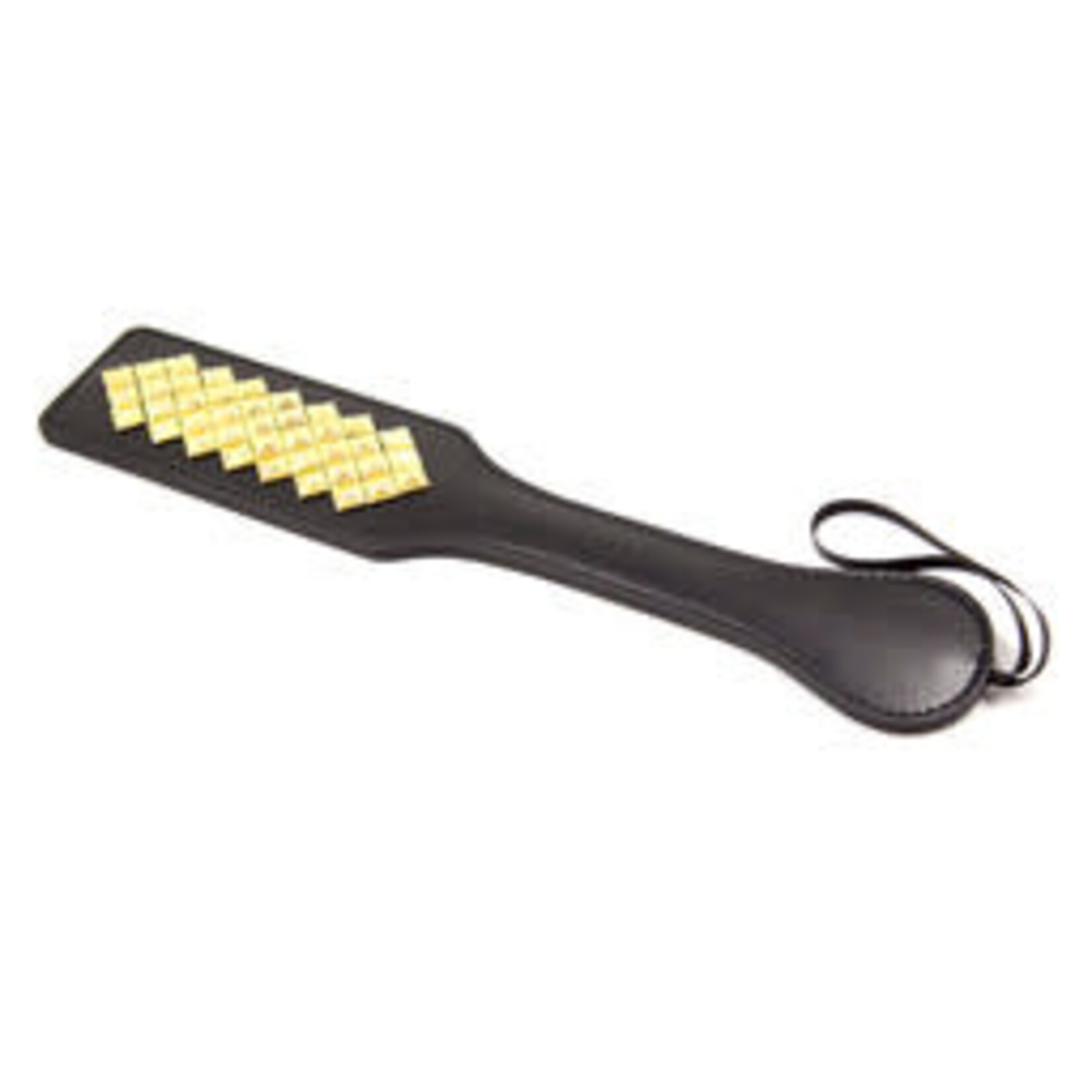 FETISH BOUTIQUE DIAMANTE SPANKING PADDLE GOLDEN