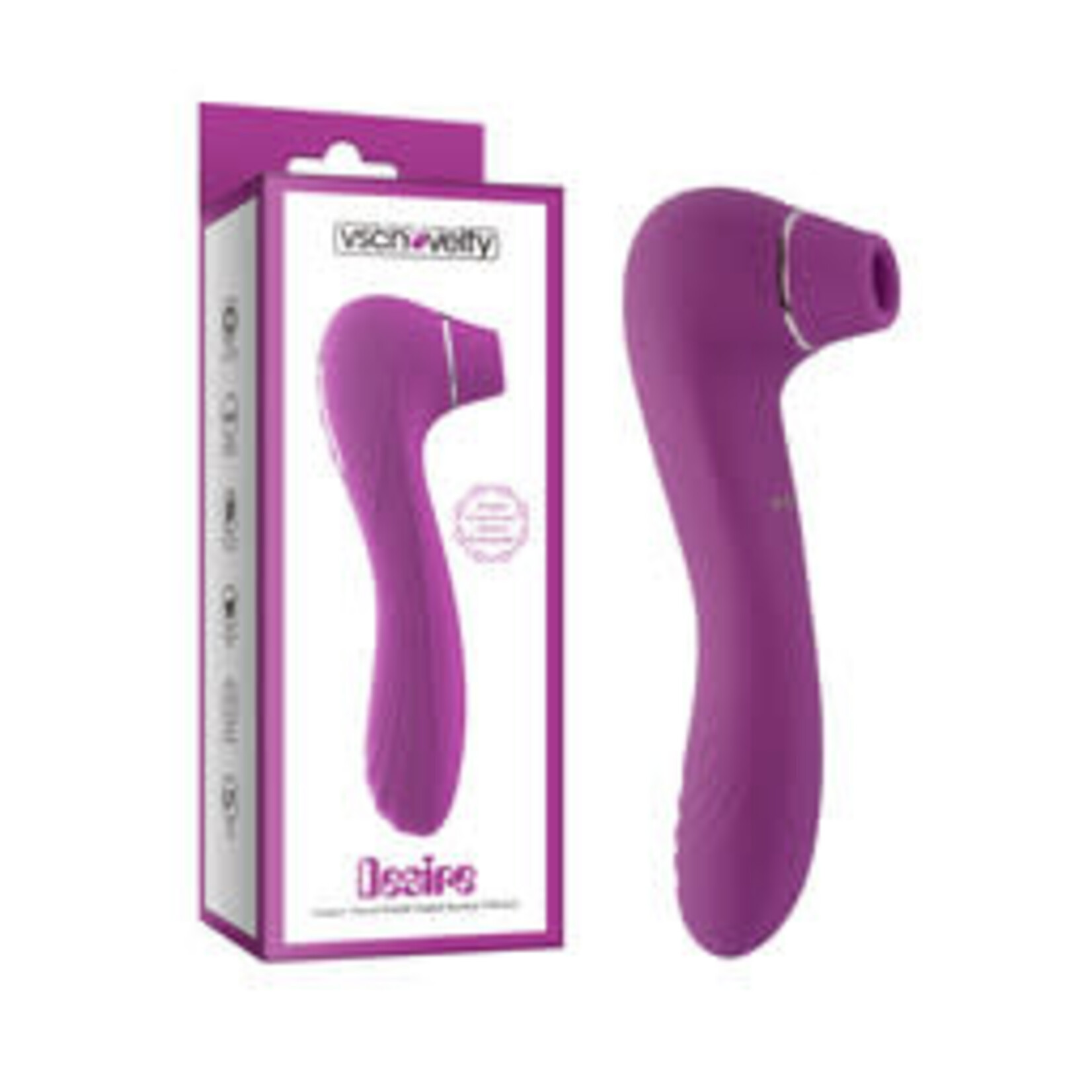 PLEASURE LUXURY TRAVEL DOUBLE ENDED SUCTION VIBRATOR