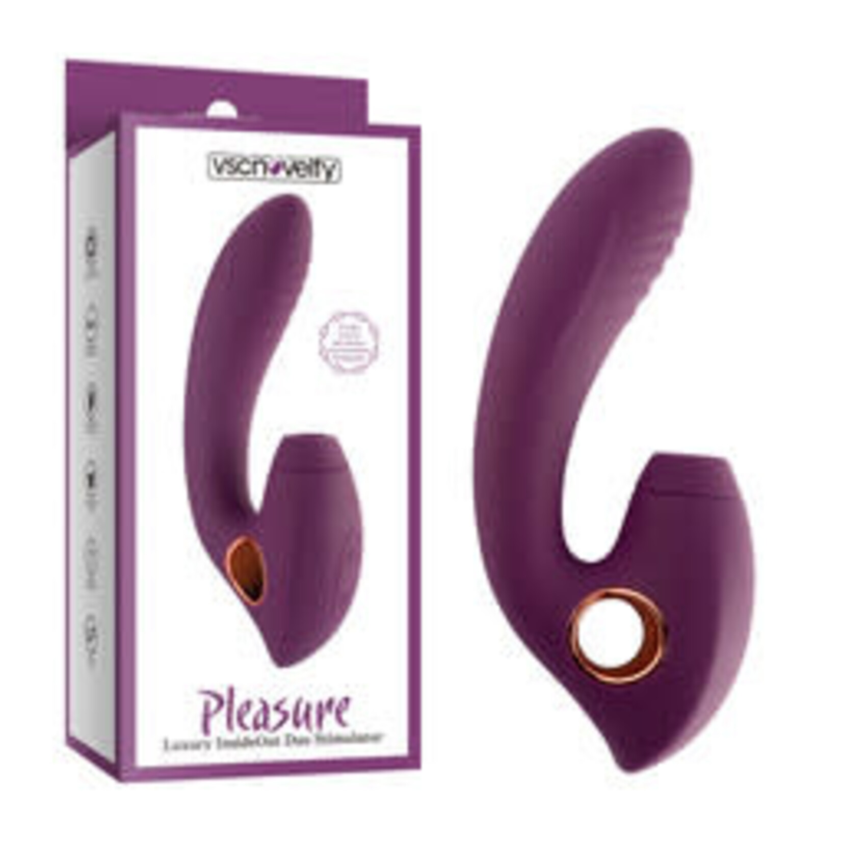 PLEASURE LUXURY INSIDEOUT DUO STIMULATOR