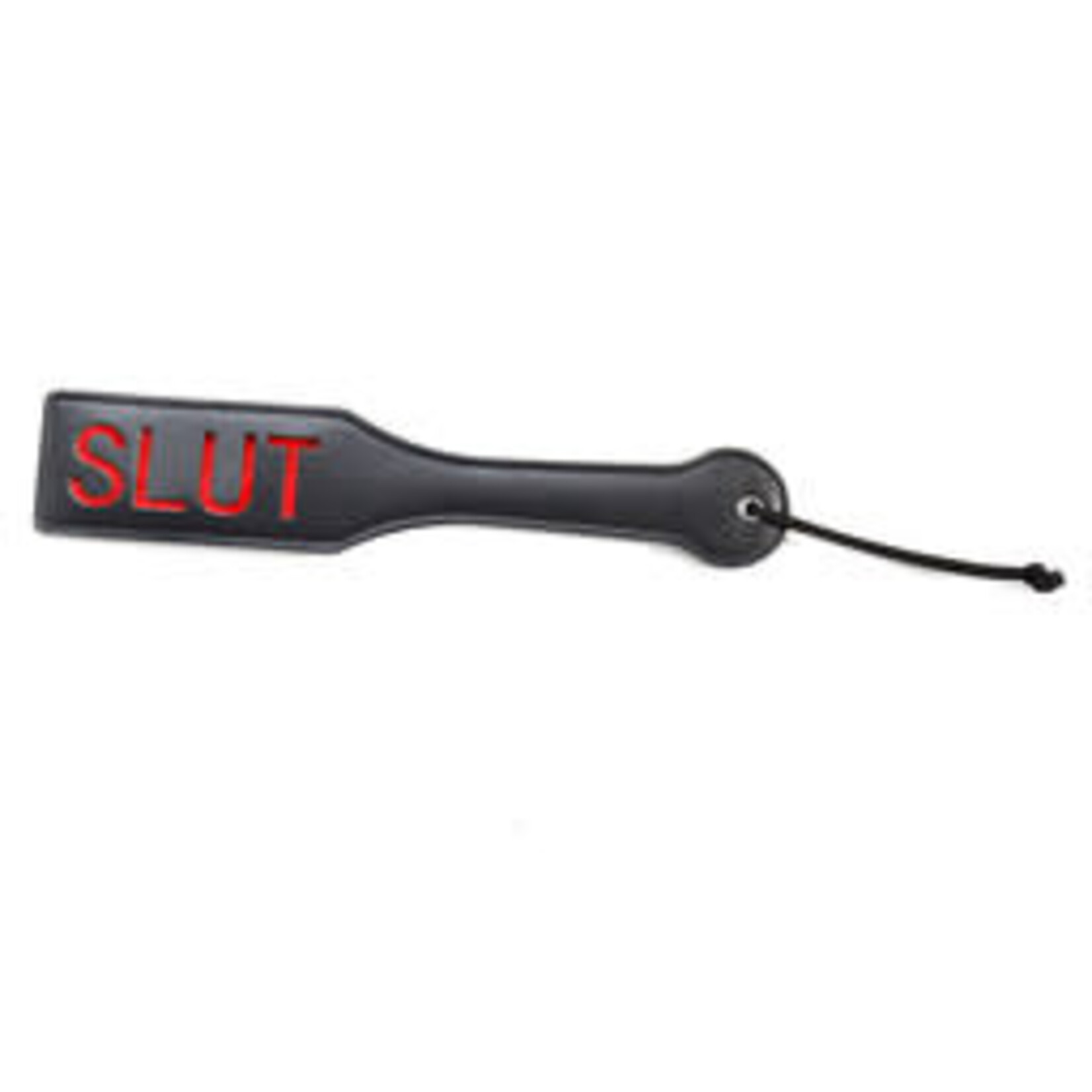 FETISH BOUTIQUE SPANKING PADDLE-SLUT BLACK