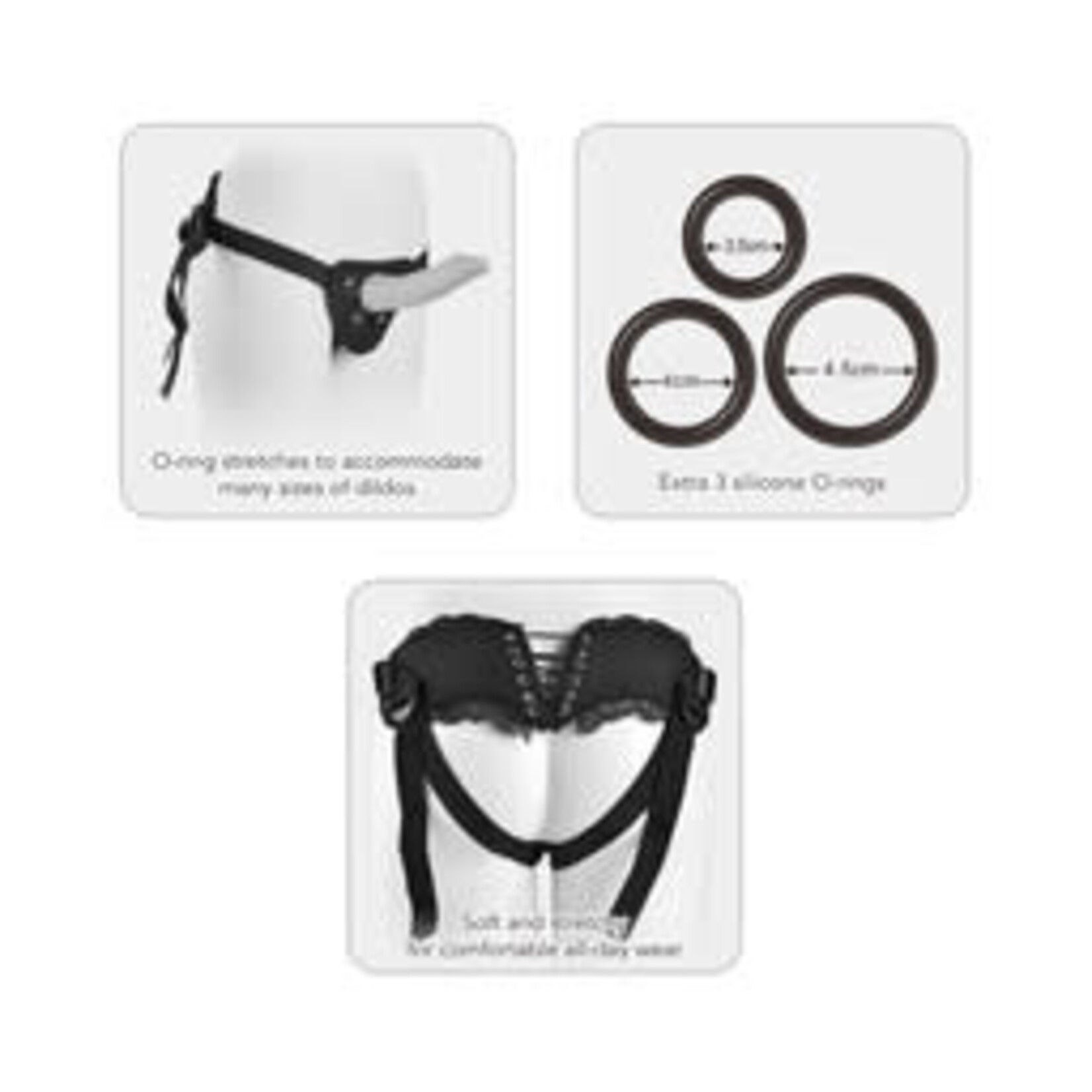 HEART STRAP-ON HARNESS