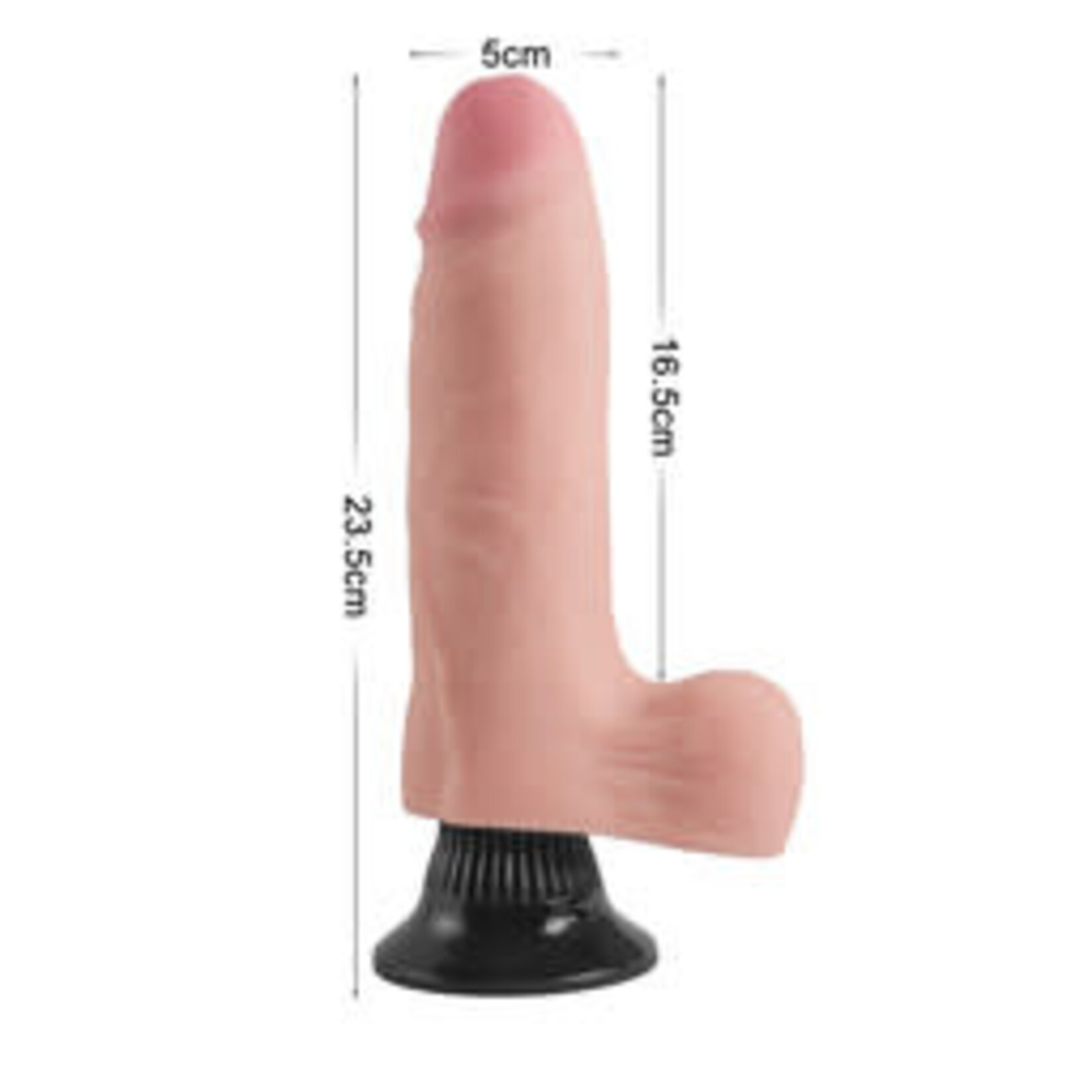 9.2" EXTREME SOFT DUAL LAYER REALISTIC DILDO VIBRATOR