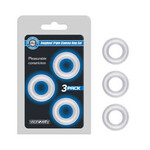 DOUGHNUT TRIPLE STAMINA RING SET CLEAR