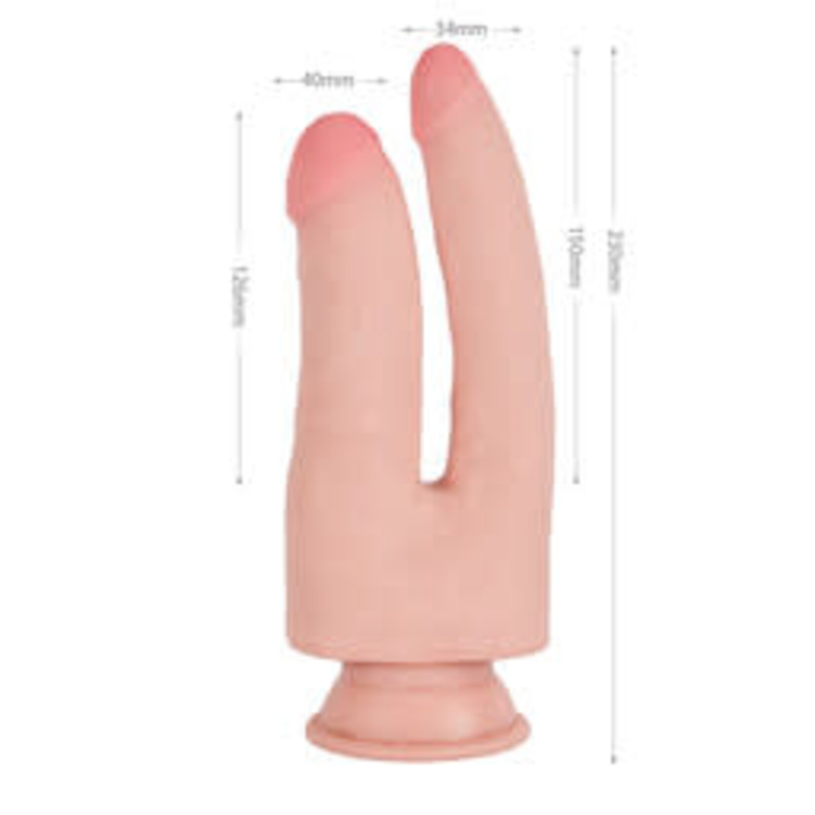 9" KNIGHT COCK 3D TRIPLE DENSITY DOUBLE PENETRATOR