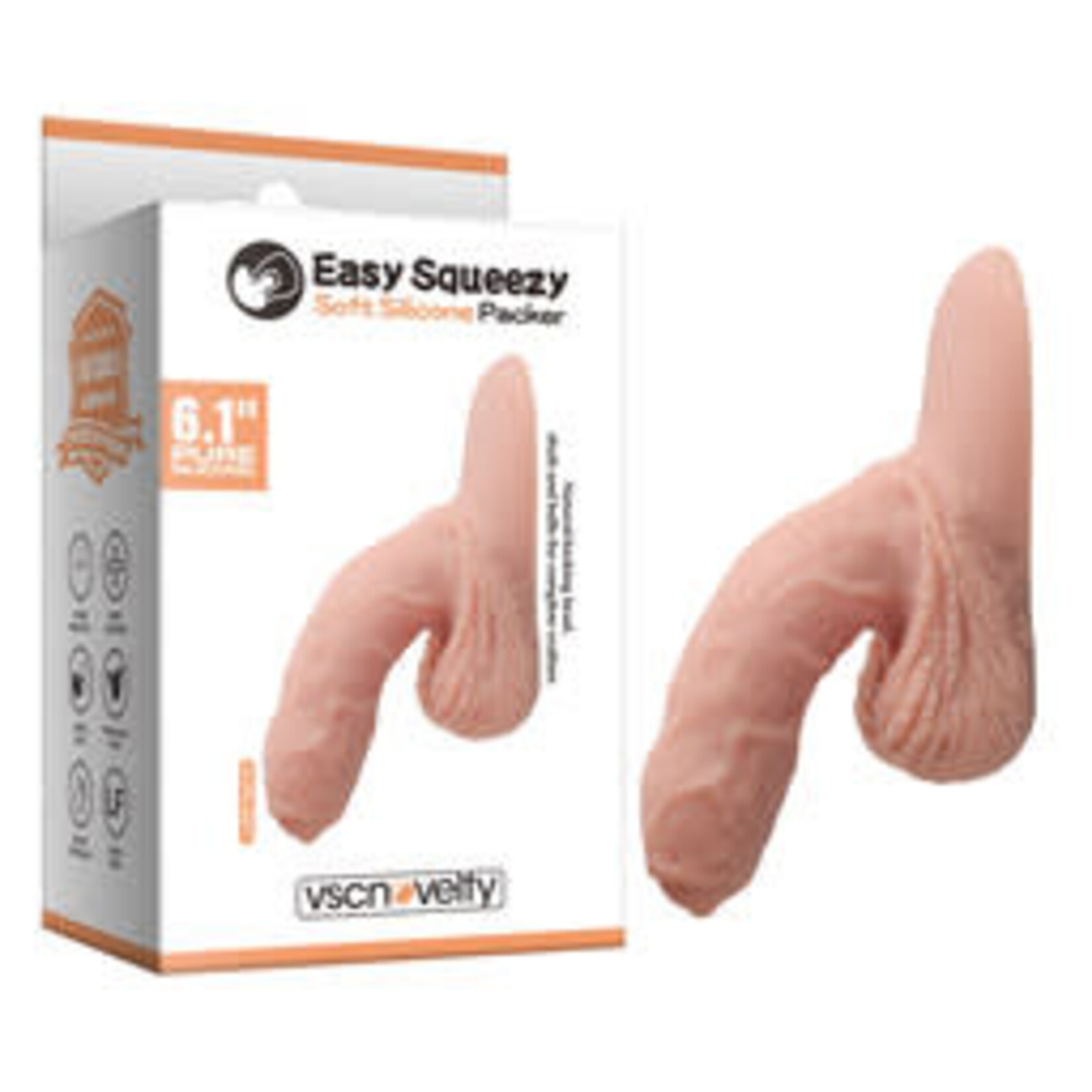 6.10" EASY SQUEEZY SOFT SILICONE PACKER