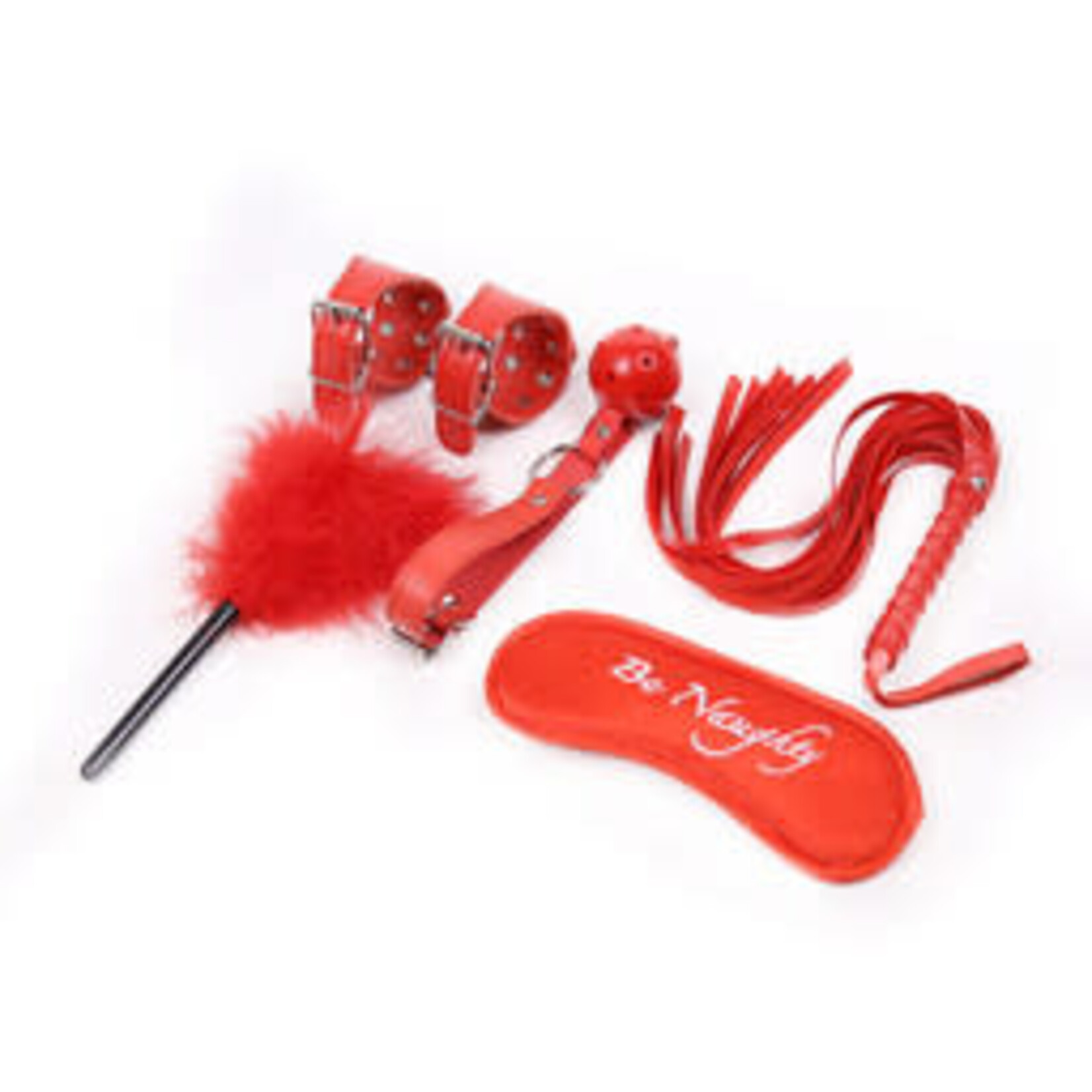 SHADES OF LOVE 5-PIECE BONDAGE KIT RED SM1506