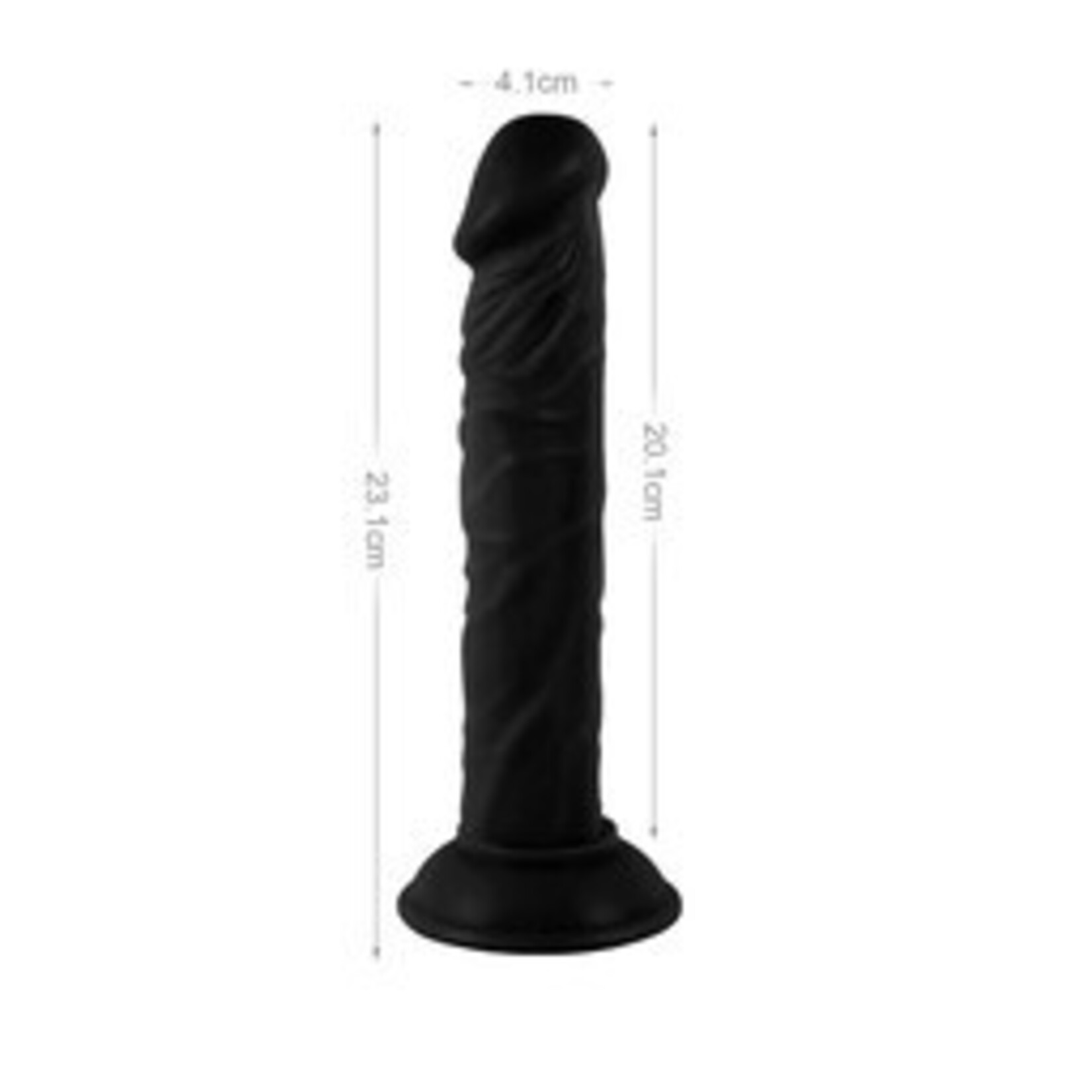 MR. RUDE 9.1" REALISTIC DONG BLACK