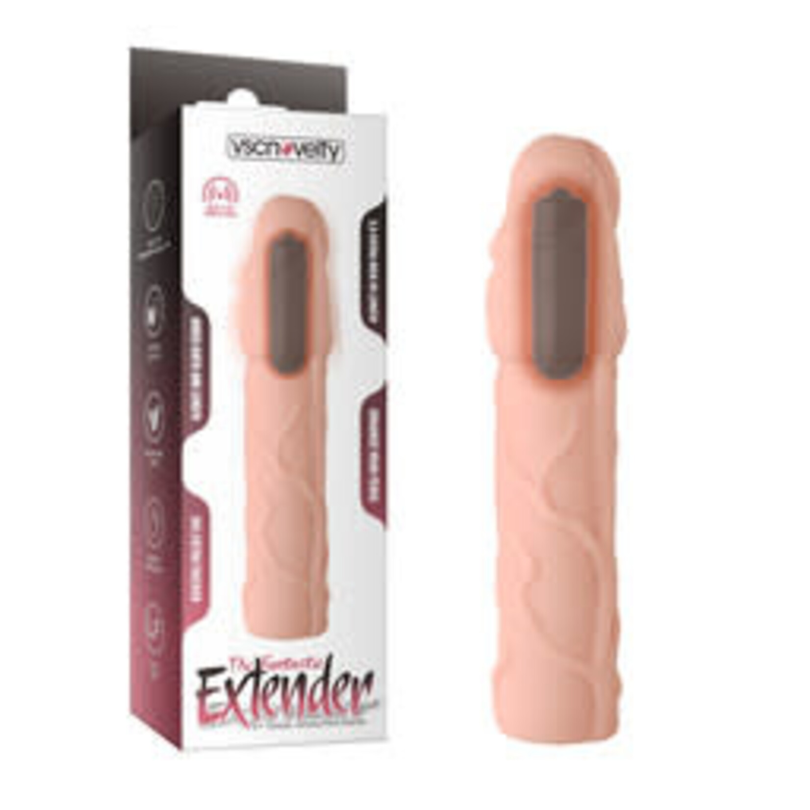 6.7" FANTASTIC VIBRATING PENIS EXTENDER