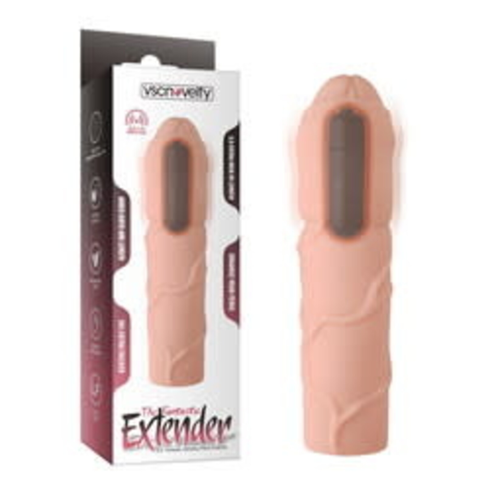 6.3" FANTASTIC VIBRATING PENIS EXTENDER