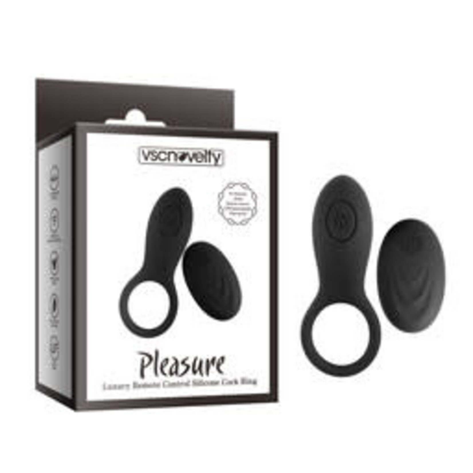 PLEASURE LUXURY REMOTE CONTROL SILICONE COCK RING