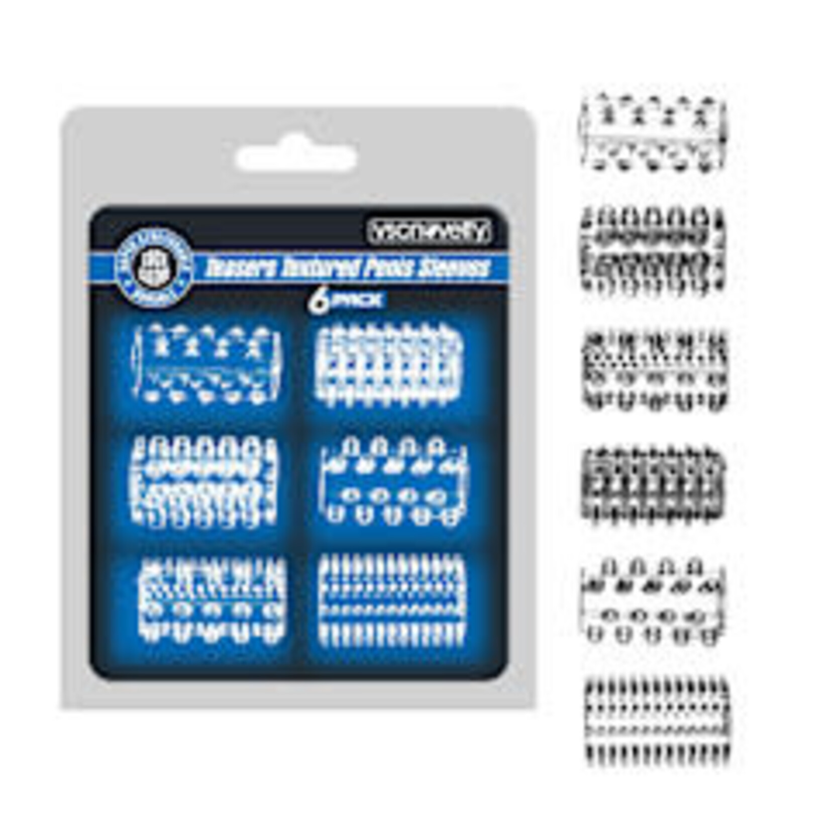 TEASERS TEXTURED PENIS SLEEVES CLEAR