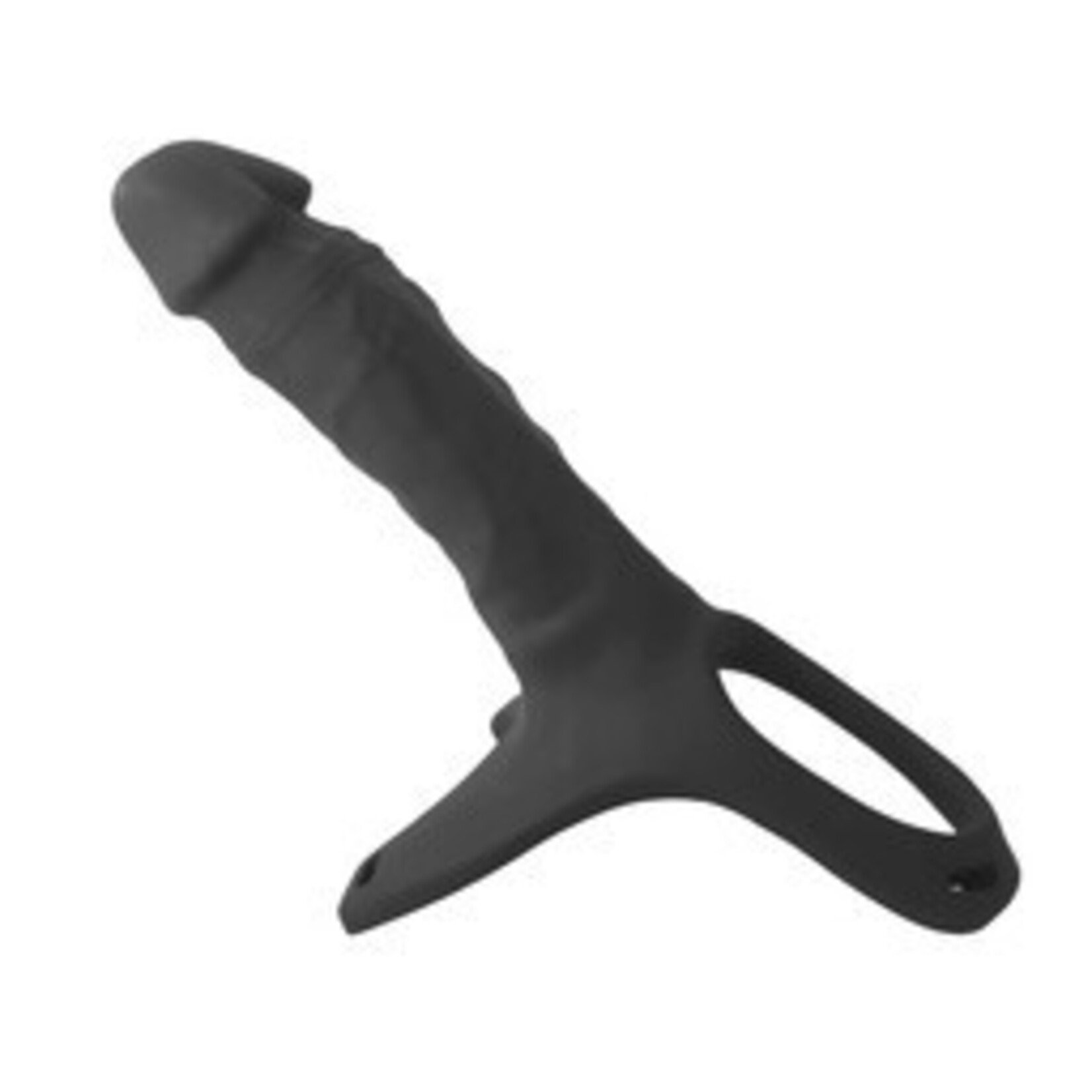SOULMATE UNISEX SILICONE HOLLOW STRAP-ON 6 INCH